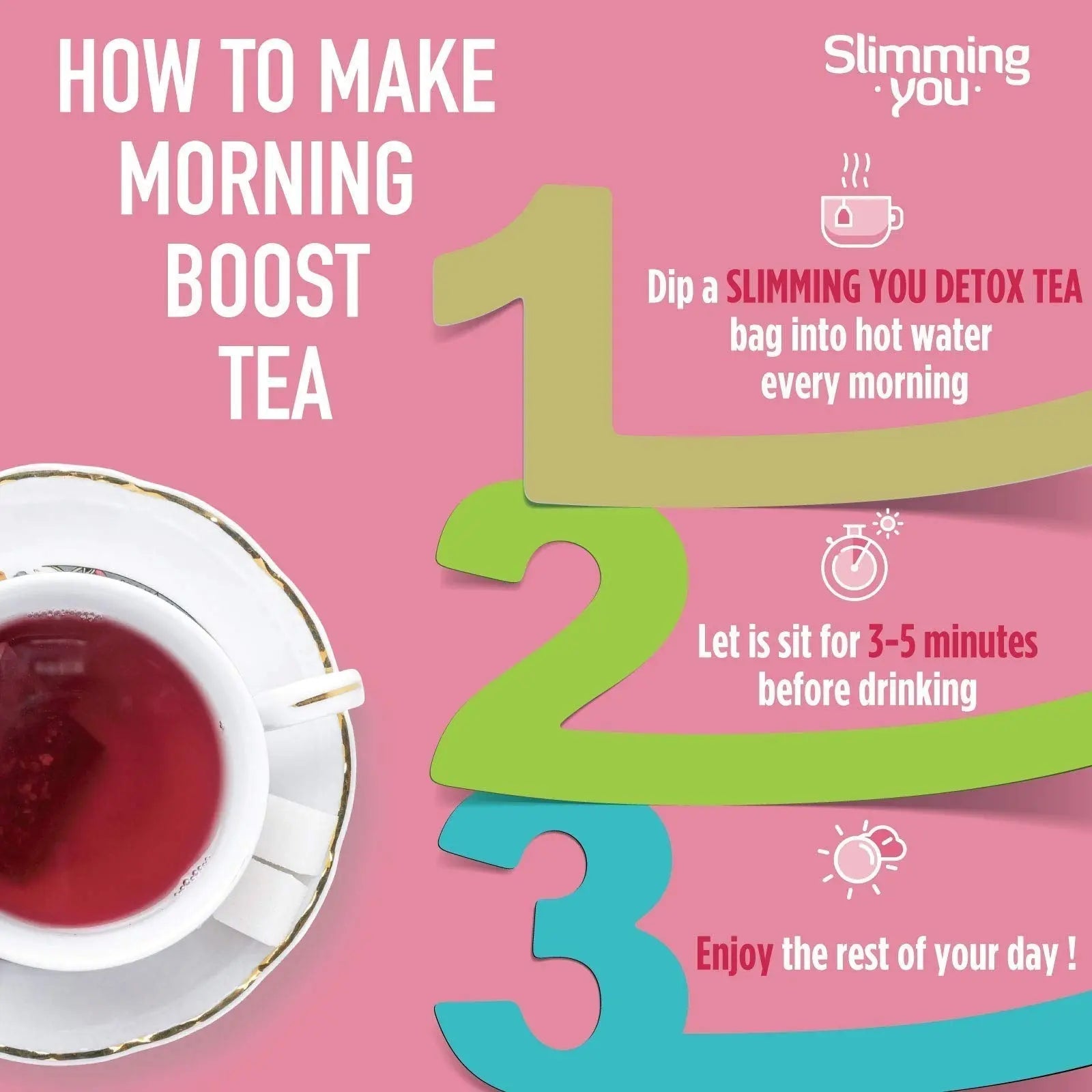 TAOISTEA 14 Day Detox Tea for Weight Loss, Body Cleanse, Metabolism Boost - Morning TAOISTEA Au supplements