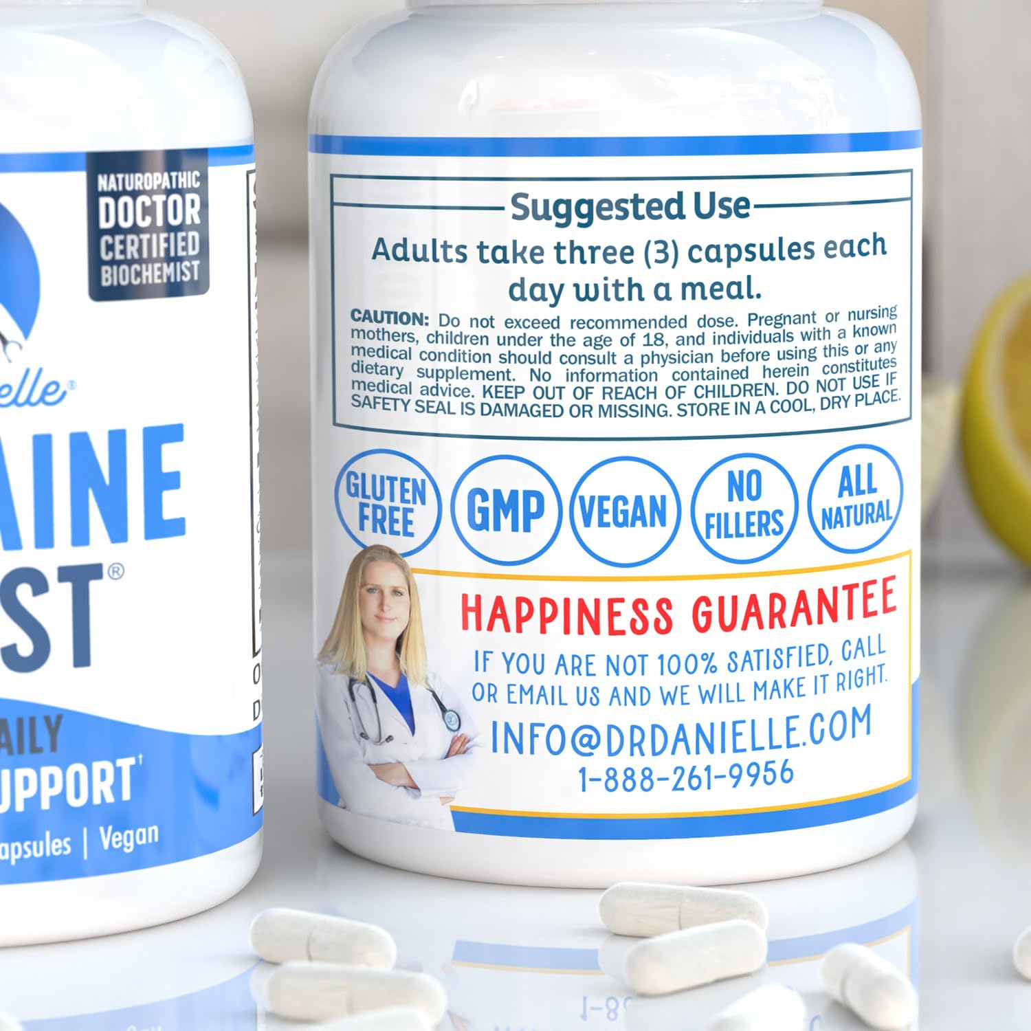 Best Migraine Relief Product with Magnesium - Migraine Assist Supplement with Quercetin, Feverfew, Butterbur, CoQ10 from Dr. Danielle, 90 Capsules Doctor Danielle Au supplements