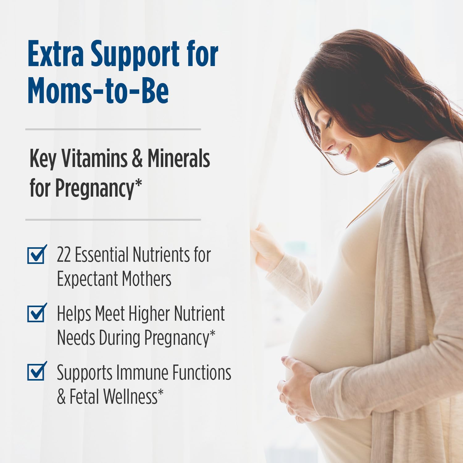 Nordic Naturals Prenatal Multivitamin for Women - Daily Vegetarian Prenatal Vitamins - 22 Essential Nutrients, Including B6, Folate, and Iron - 60 Tablets - 30 Servings Nordic Naturals Au supplements