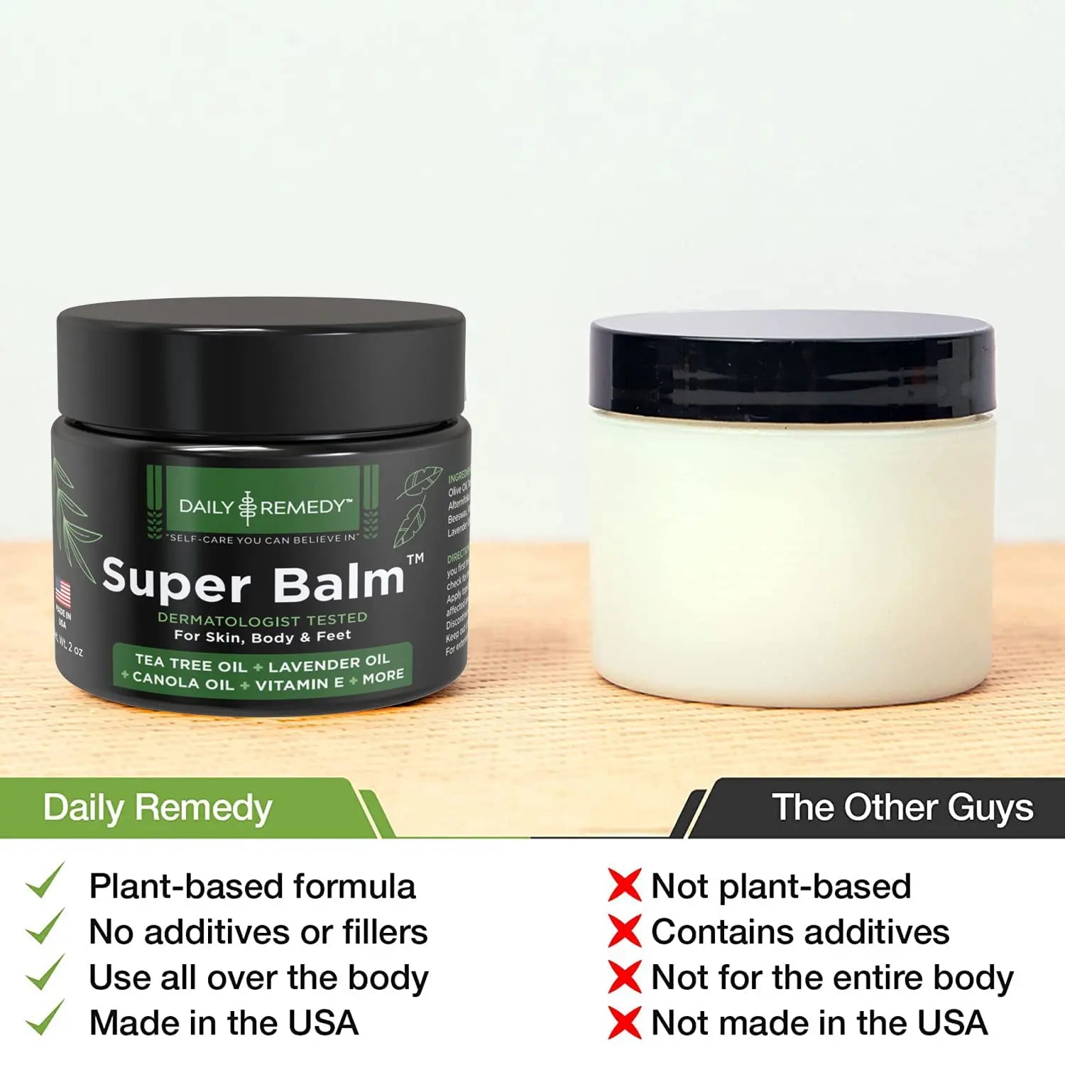 DAILY REMEDY Tea Tree Oil Extra Strength Super Balm - Athletes Foot Cream Combats DAILY REMEDY Au supplements