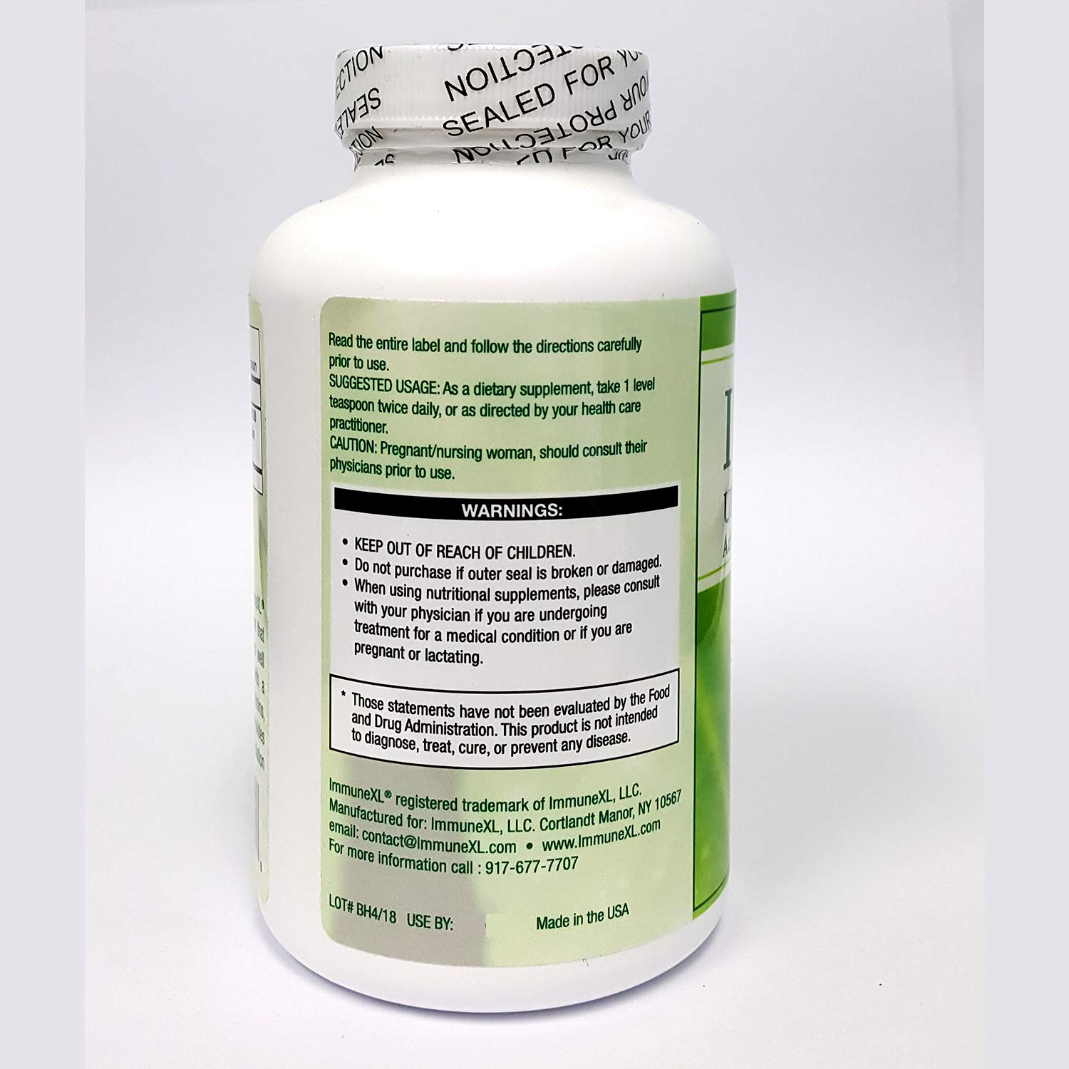 ImmuneXL Ultra Plus Powder (with Aulterra), 200 Grams ImmuneXL Au supplements