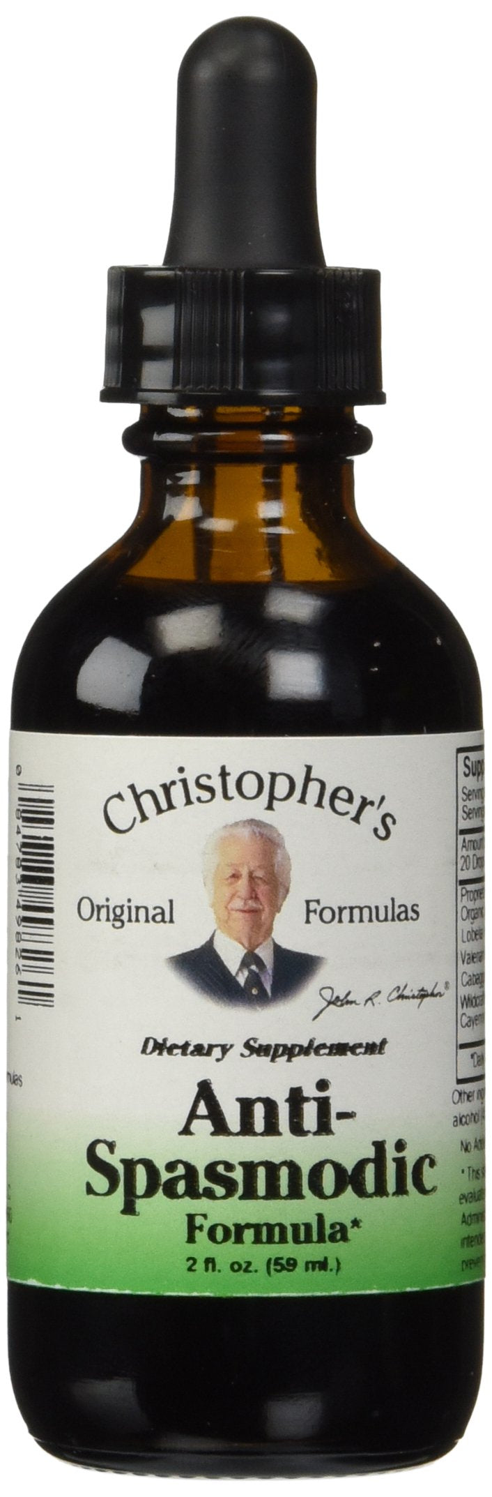 Christopher’s Original Formulas Anti-Spasmodic Formula | 2 oz Liquid Herbal Supplement | Synergistic Blend for Nervous System Support | Skullcap, Valerian & Cayenne Christopher's Original Formulas Au supplements