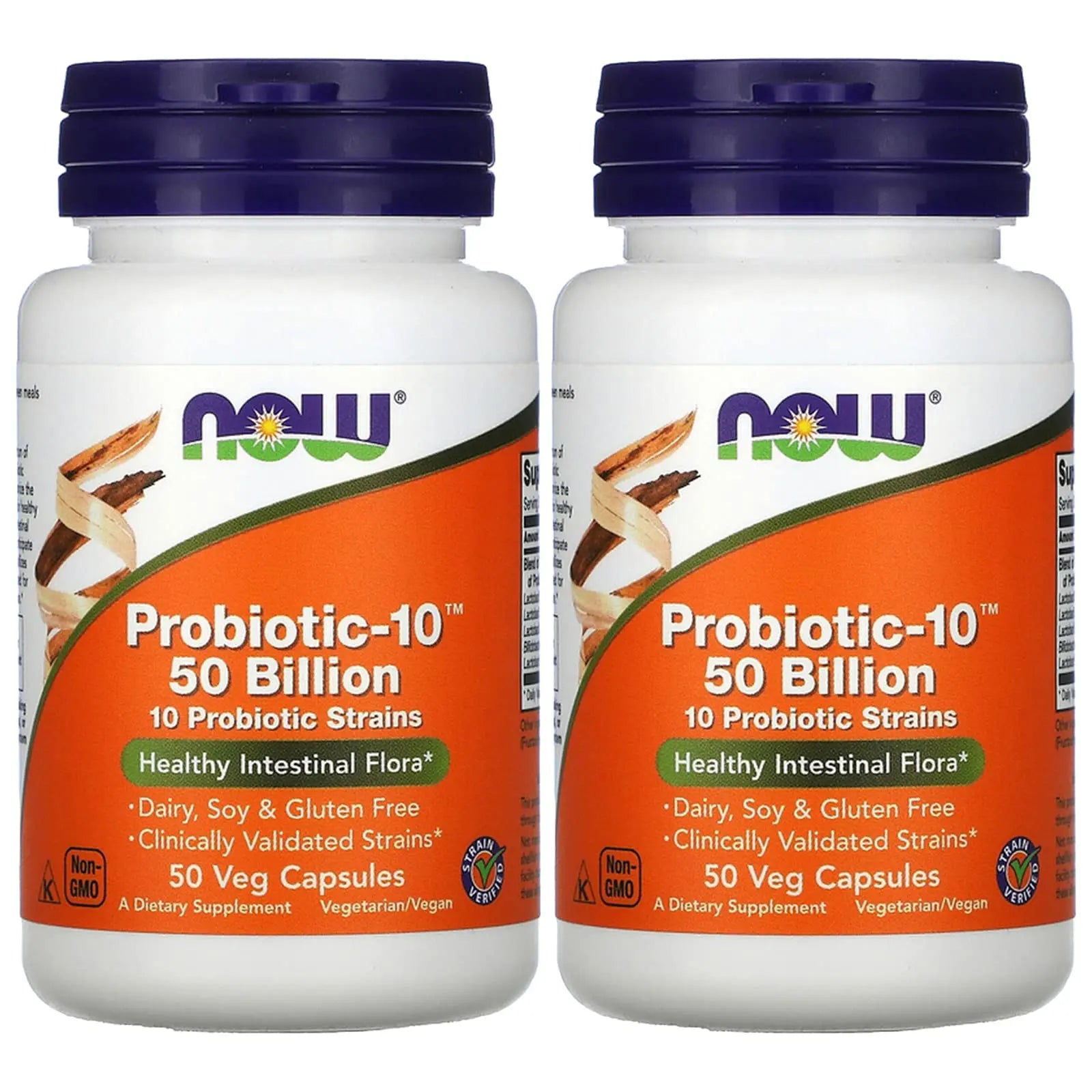 Probiotic10 50 Billion - Now Foods - 50 - VegCap -(Pack of 2) NOW Foods Au supplements
