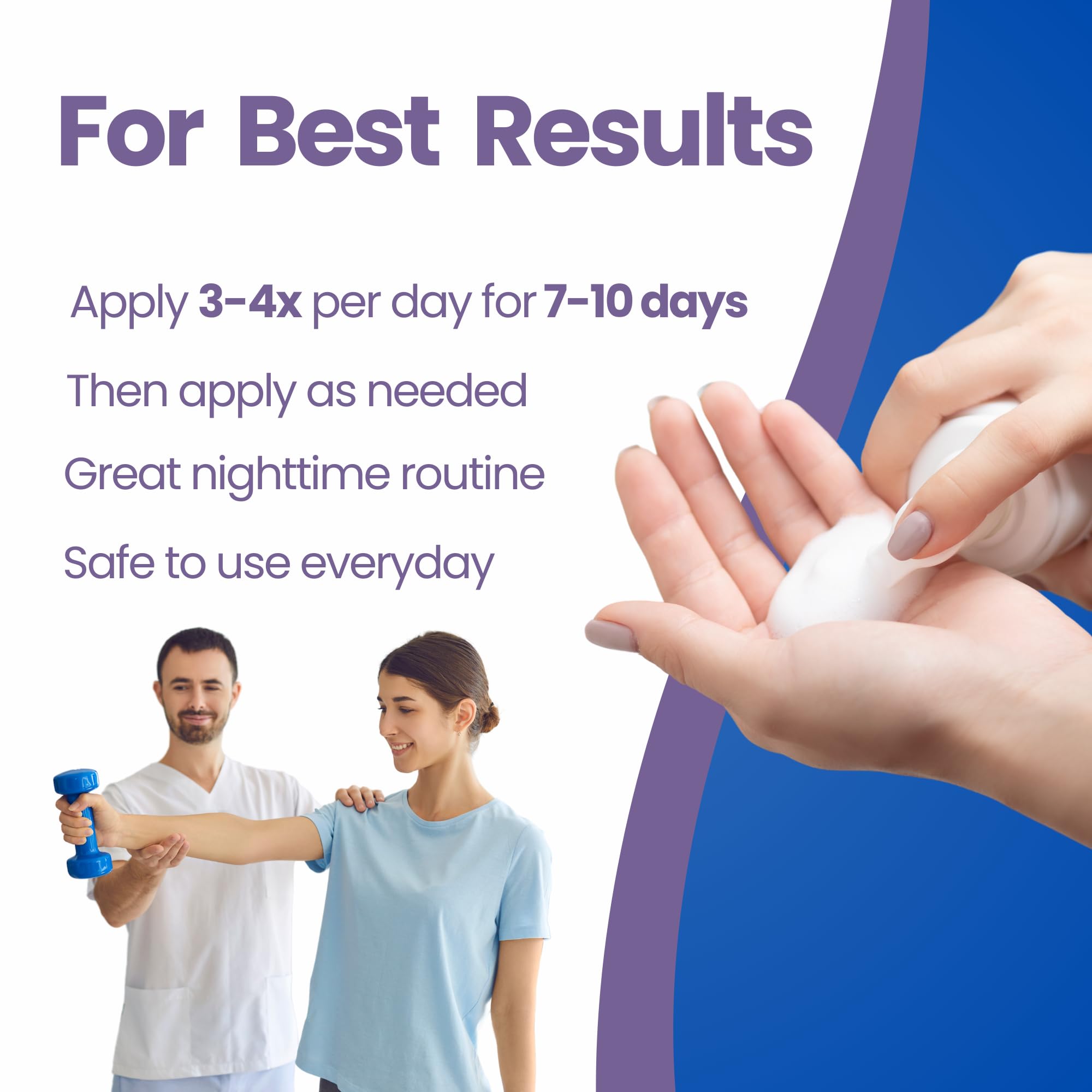Seagenix Extra Strength Muscle + Joint Foam - Magnesium | Boswellia | Arnica | Formula - Joint and Muscle Relief – Ease Inflamed Joints and Muscles - All Natural – Joints + Muscle Relief Seagenix Au supplements