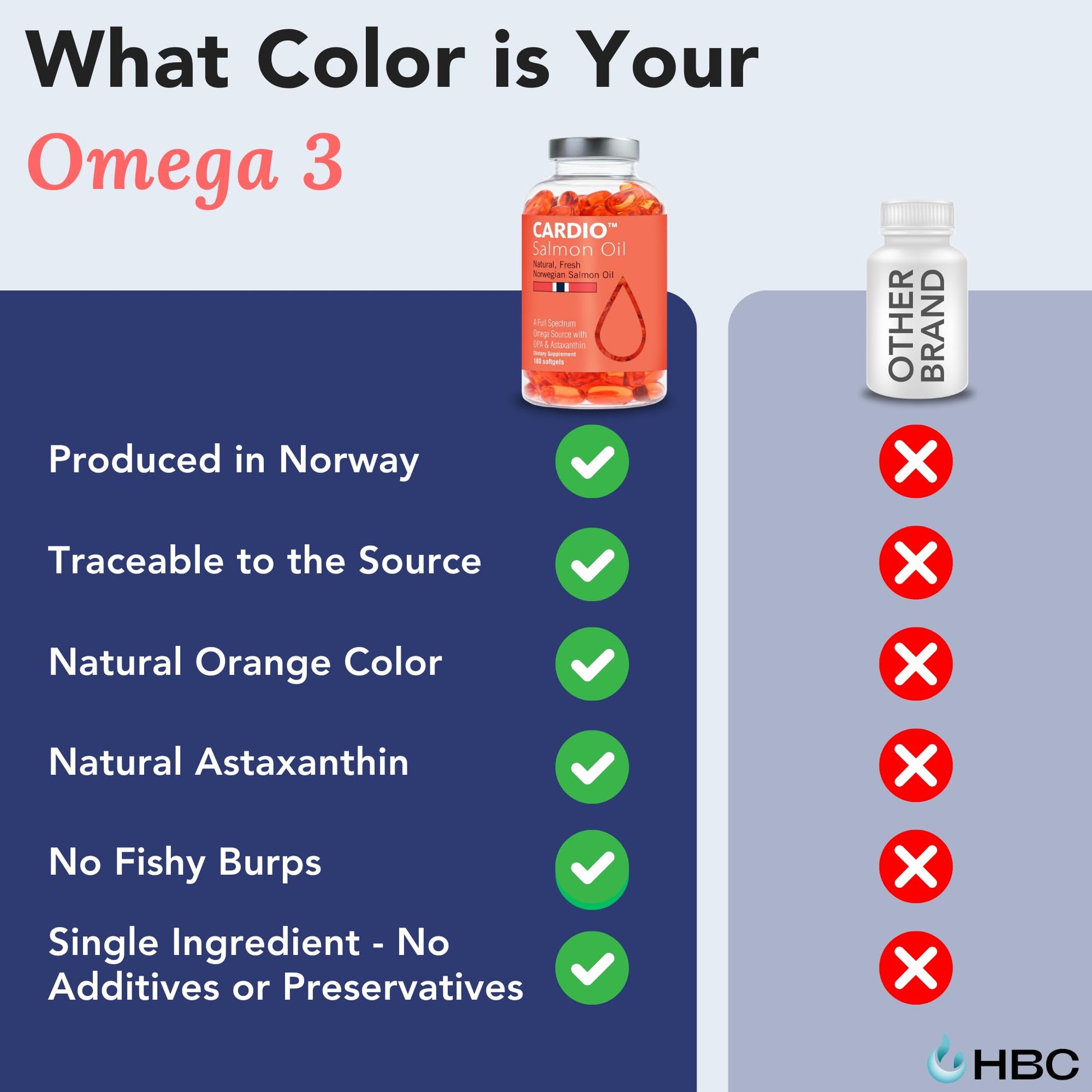 High Strength Omega 3 Fish Oil - 1000mg, Norwegian Salmon Oil with EPA & DHA, No Burping or Aftertaste, Omega 3 Fatty Acids Supplement for Eye, Brain & Heart, Triglyceride Form - 180 Capsules Hofseth BioCare Au supplements
