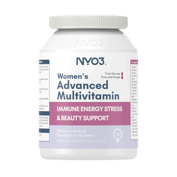 NYO3 Multivitamin for Women with 22 Essential Nutrients | 7 Minerals & 3 Special Additives & 12 Vitamins | Lutein, Zeaxanthin, Grape Seed | NYO3 Au supplements