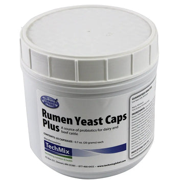 Rumen Yeast Caps, 25 Tablets TECH - MIX INC. Au supplements