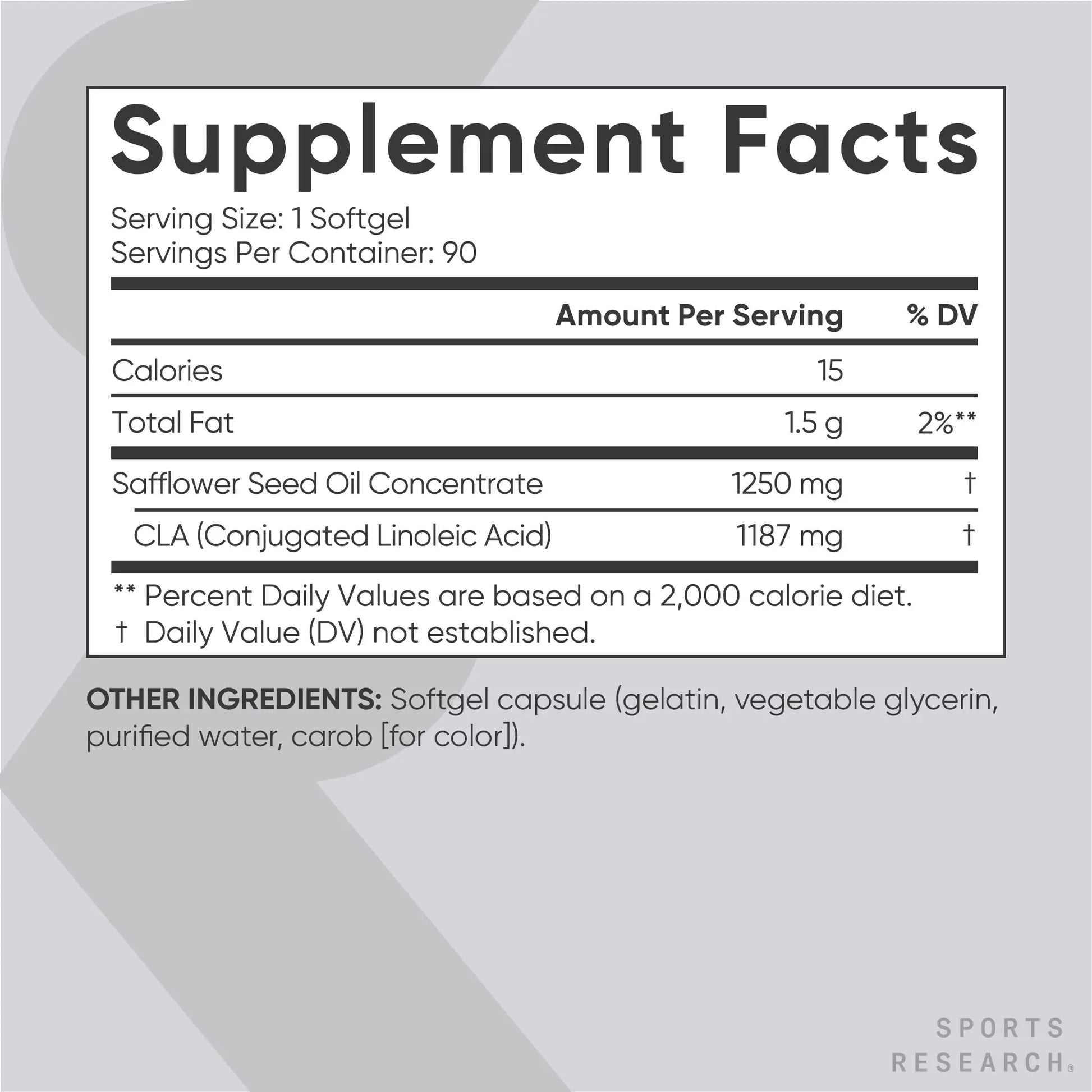 Sports Research CLA - 1250mg with Active Conjugated Linoleic Acid for Men and Women Sports Research Au supplements