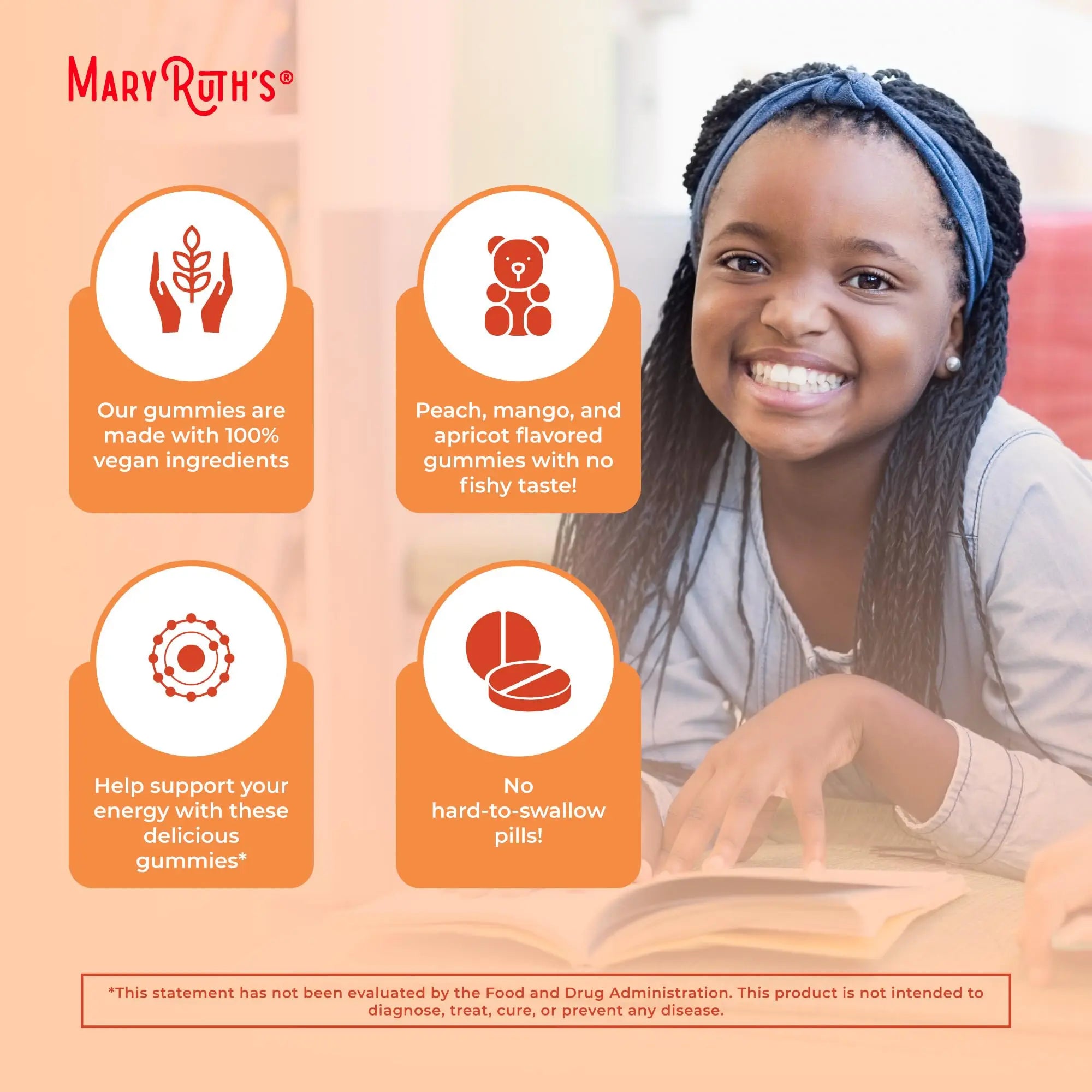 MaryRuth Organics Vegan Omega 3 6 7 9 Gummies | Up to 4 Month Supply | Omega 3 Supplement with Flaxseed Oil | Omega 3 Gummies MARYRUTH'S Au supplements