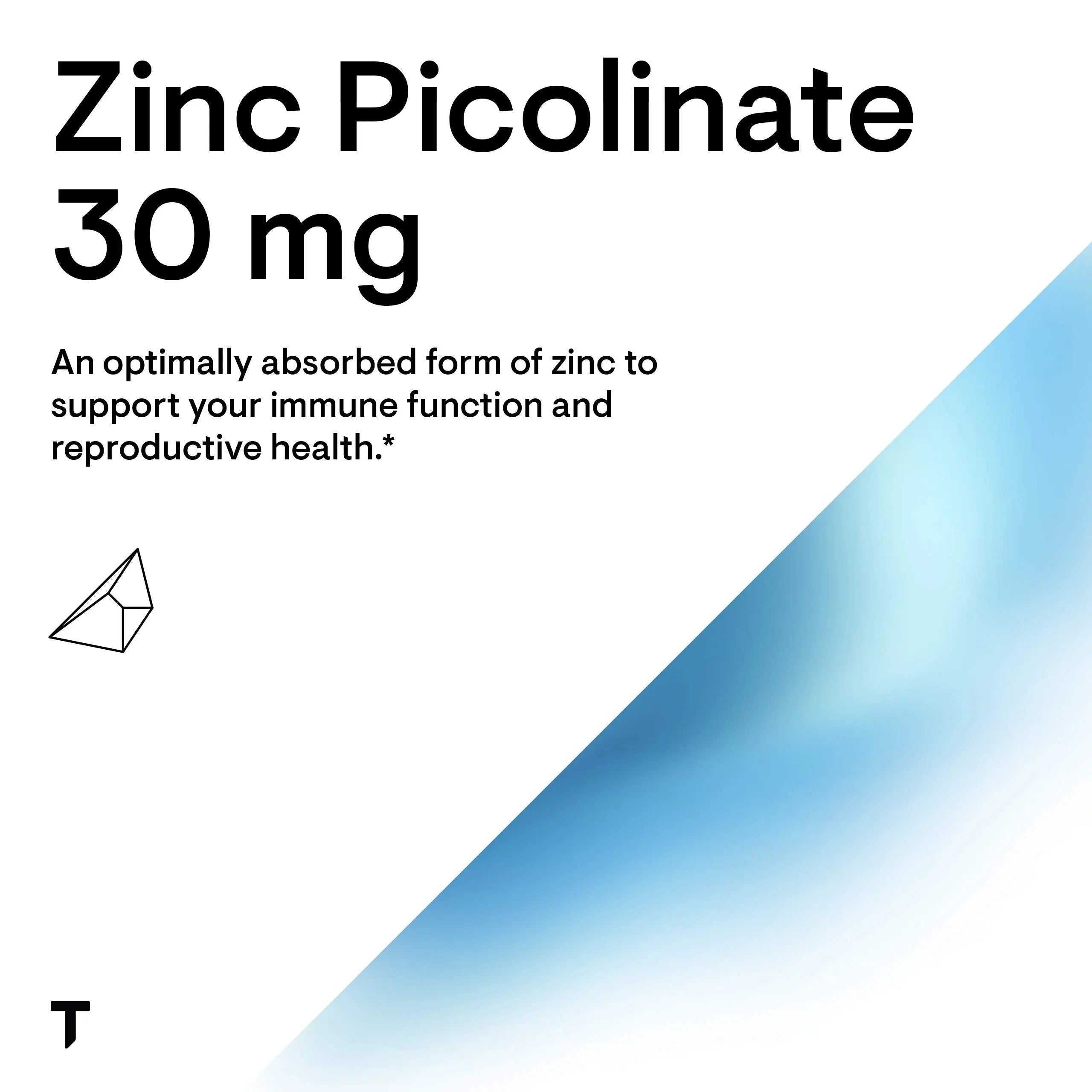 Thorne Zinc Picolinate 30 mg - Well-Absorbed Zinc Supplement for Growth and Immune THORNE Au supplements