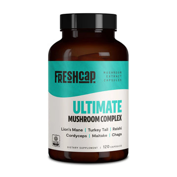 FreshCap Ultimate Mushroom Complex - Lions Mane, Reishi, Cordyceps, Chaga, Turkey Tail FreshCap Mushrooms Au supplements