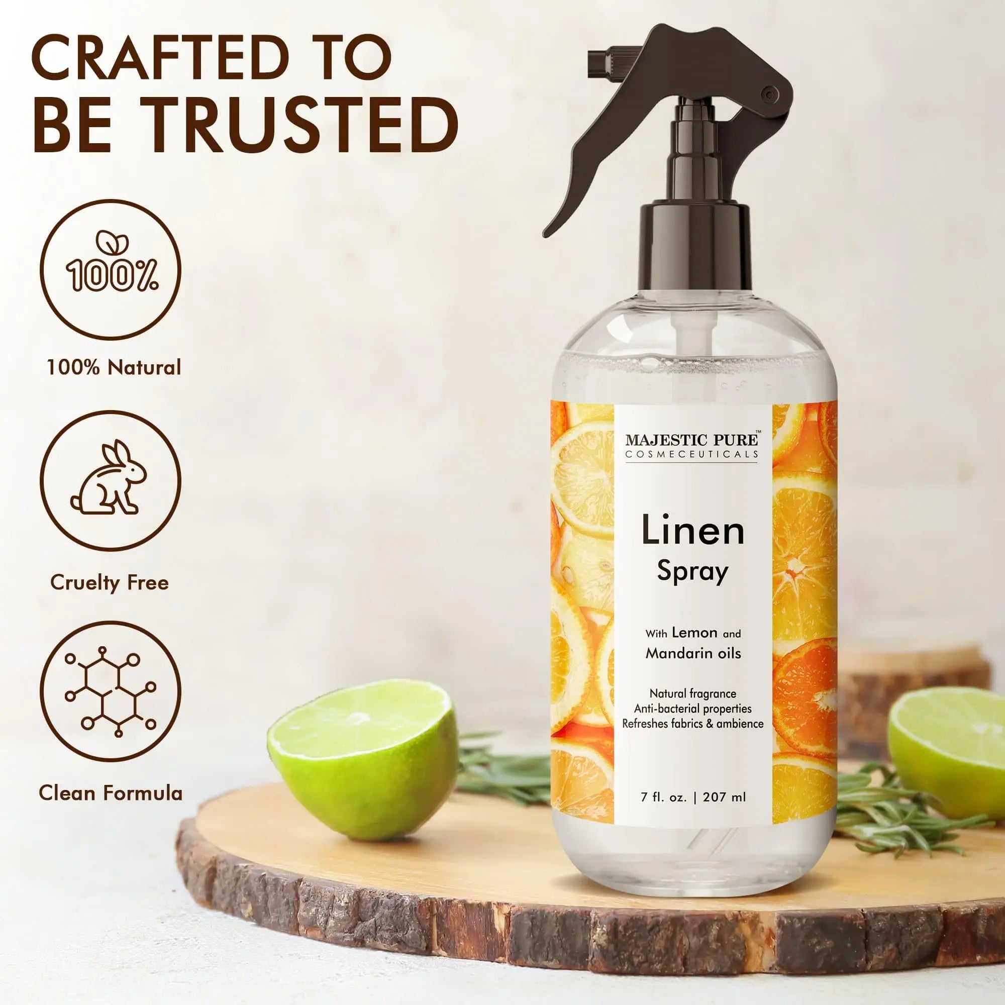 Majestic Pure Linen Spray | All Natural Fragrance | Spray for Pillows, Bedding, Sheets, Clothing MAJESTIC PURE Au supplements