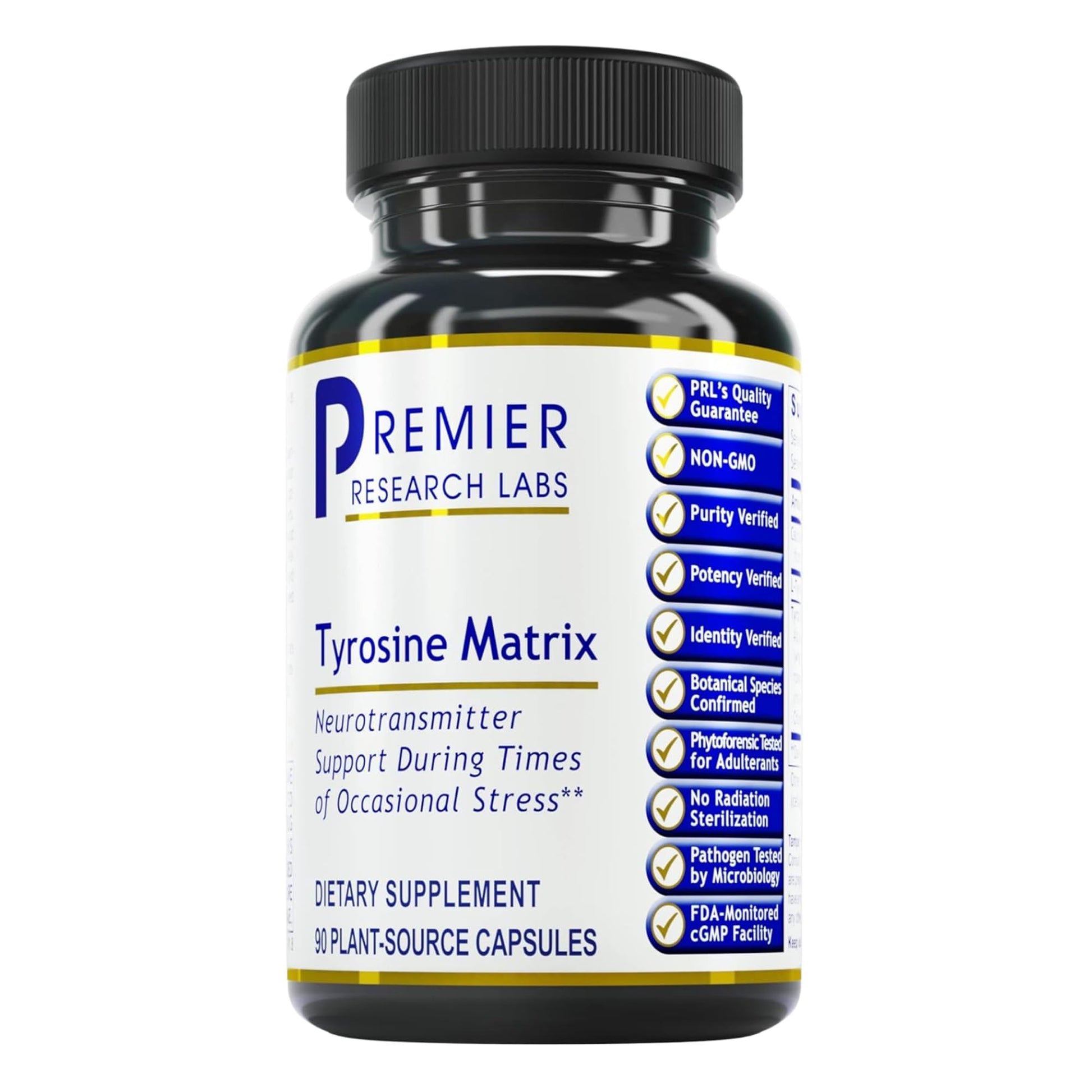 Premier Research Labs Tyrosine Matrix - L Tyrosine Supplement, L-tyrosine 944mg Capsules for Adults, Amino Acid Pills with Red Algae & Rhodiola Rosea - 90 Vegetarian Capsules Premier Research Labs Au supplements