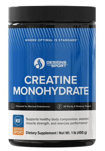 Designs for Sport Creatine Monohydrate Powder - NSF Certified for Sport Creatine Designs for Sport Au supplements
