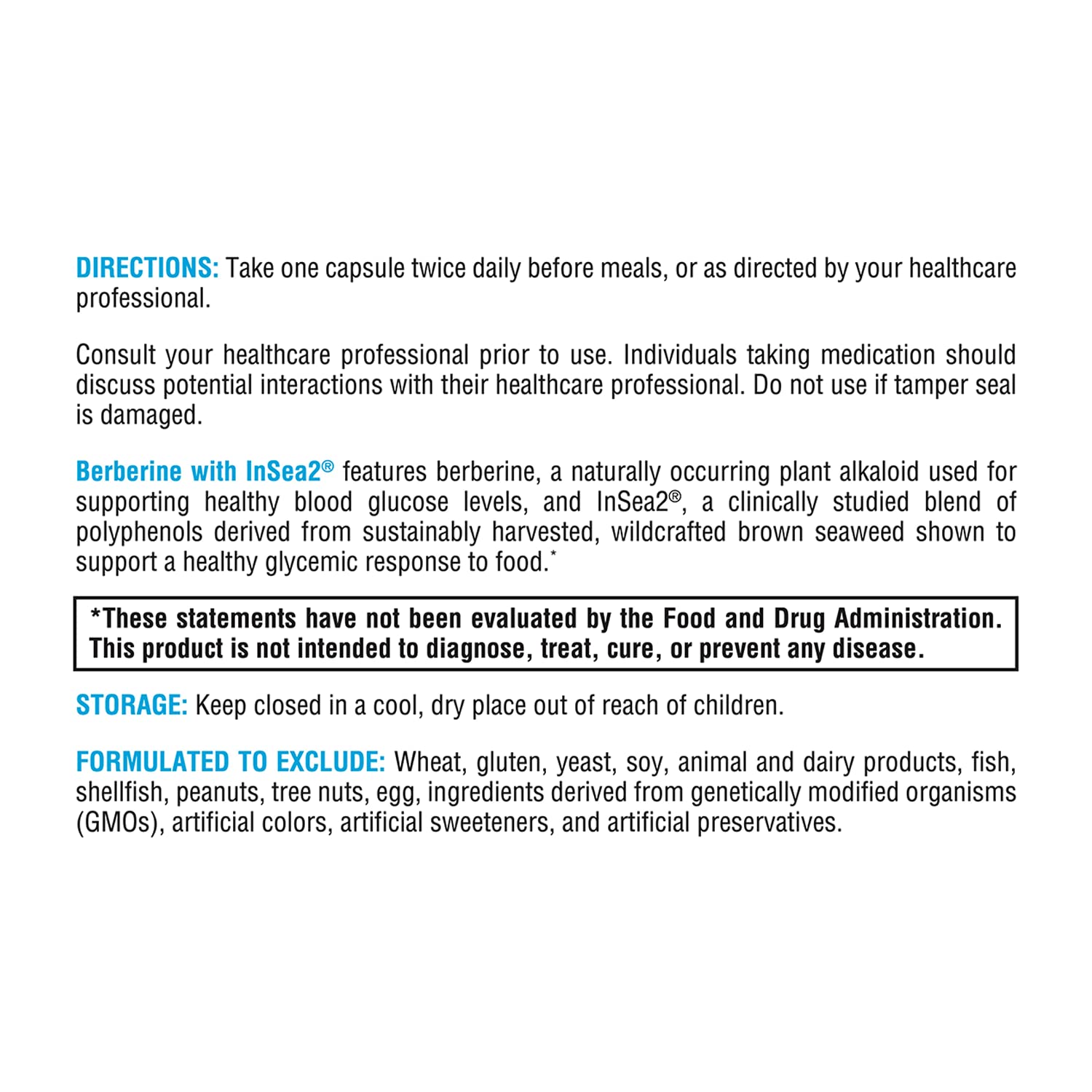 XYMOGEN Berberine with InSea2 - Blend of Polyphenols - Cellular Metabolic & Immune Support - Plant-Based, Gluten-Free & Non-GMO - 60 Capsules XYMOGEN Au supplements