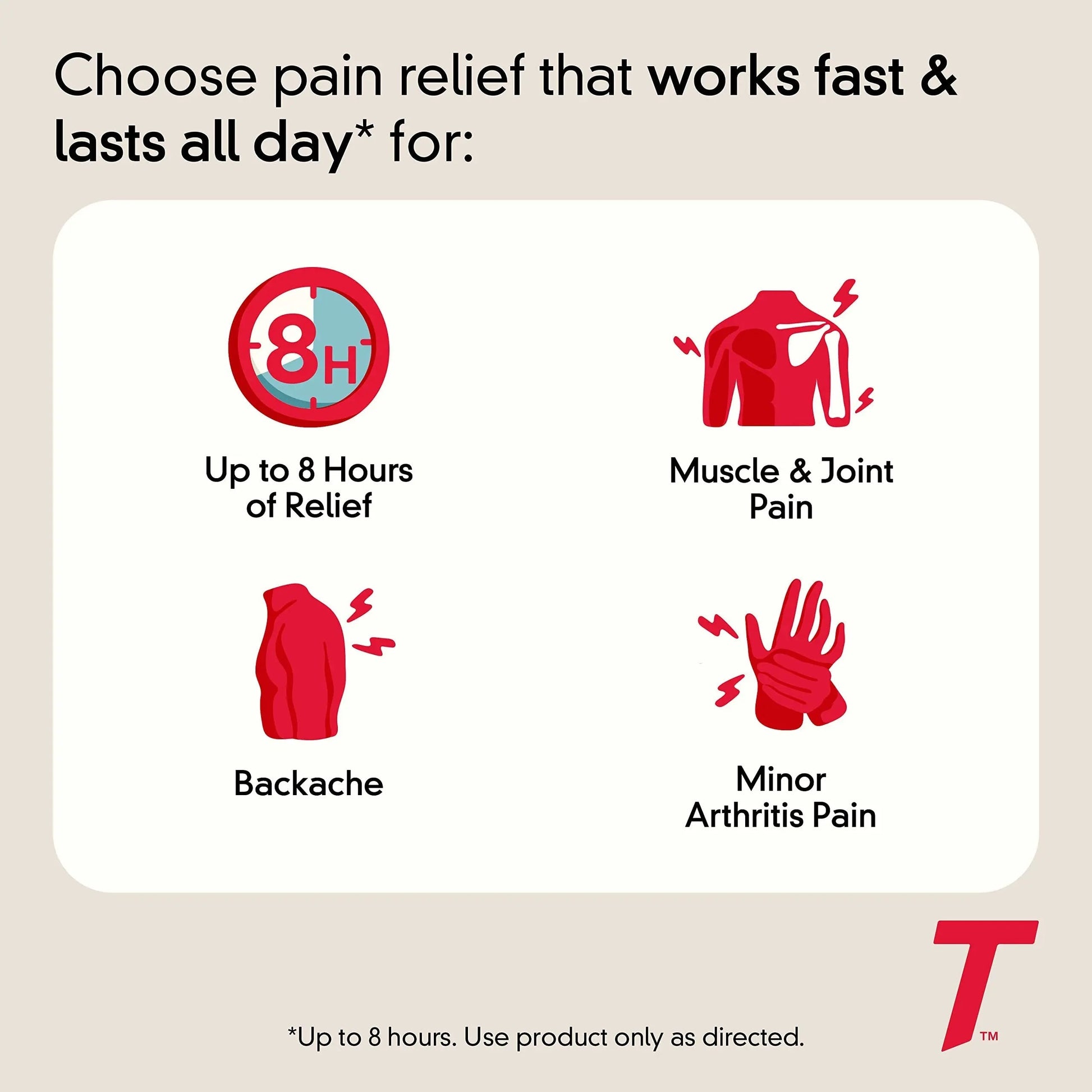 Tylenol 8 Hour Acetaminophen 650 mg Extended Release Caplets, Fast Acting Bi-Layer Design, Quick & Long Lasting Pain Relief for Muscle, Joint, Back & Arthritis Aches, Fever Reducer, 100 Count Tylenol Au supplements