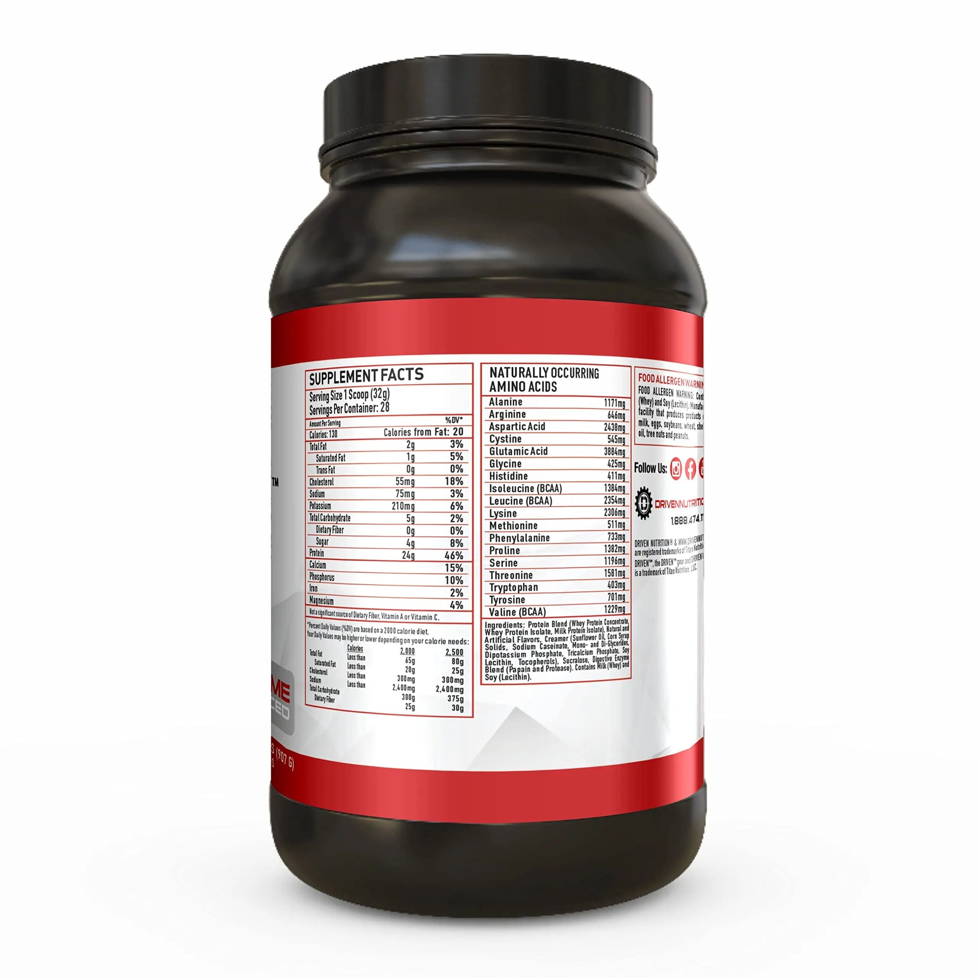 Driven WHEY- Grass Fed Whey Protein Powder: Delicious, Clean Protein Shake Driven Nutrition Au supplements