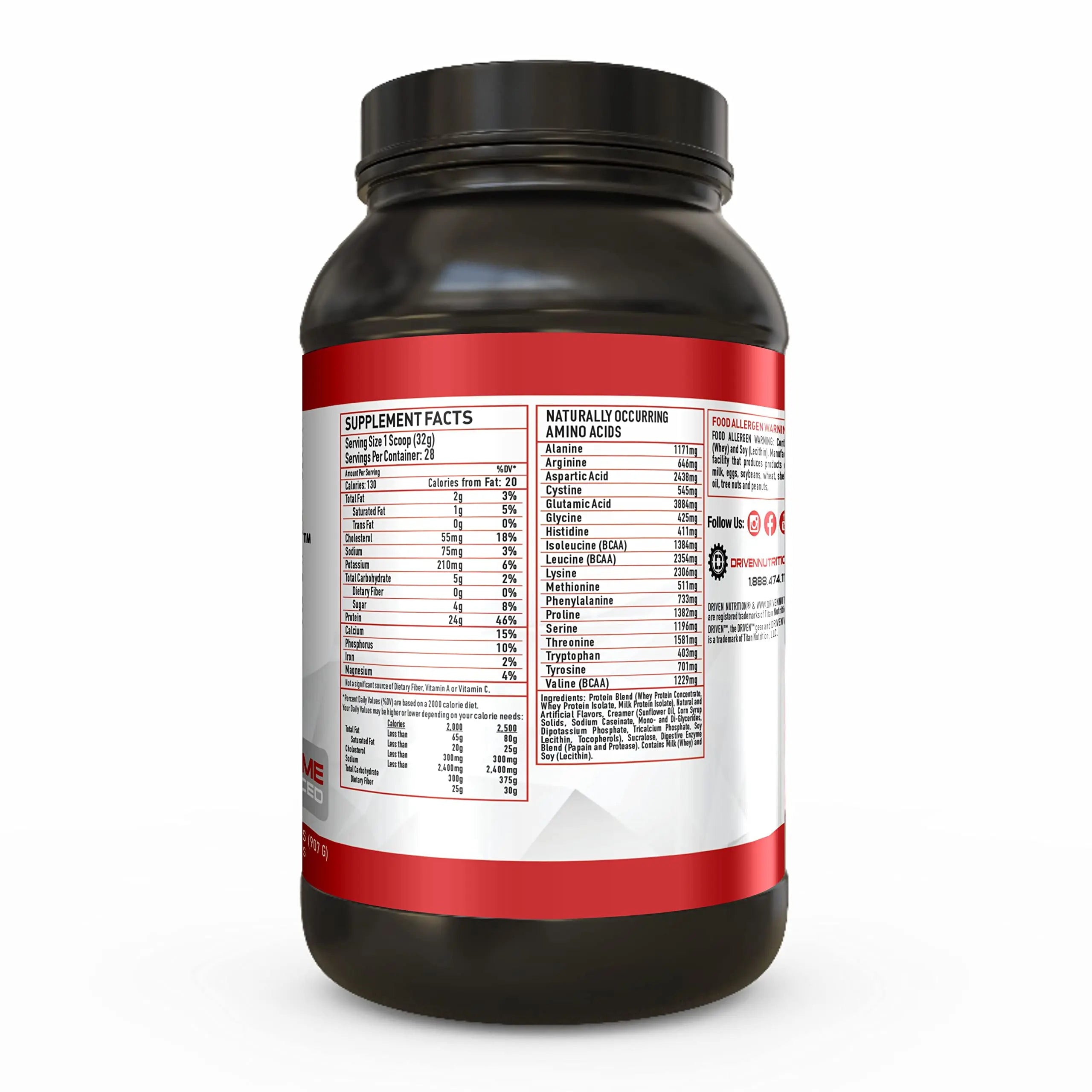 Driven WHEY- Grass Fed Whey Protein Powder: Delicious, Clean Protein Shake Driven Nutrition Au supplements