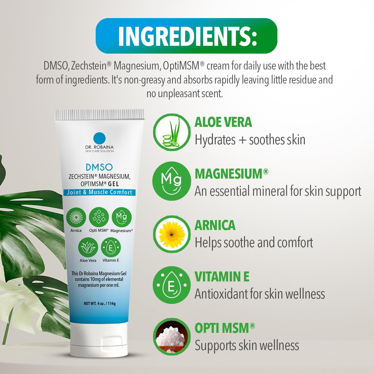 Arnica & DMSO Gel Recovery Bundle – 99.9% Pure Pharmaceutical Grade DMSO & Arnica Roll-On | Lavender Cream & Fast-Absorbing Gel | Hydrating & Non-Greasy | Made in USA Dr. Robaina Au supplements