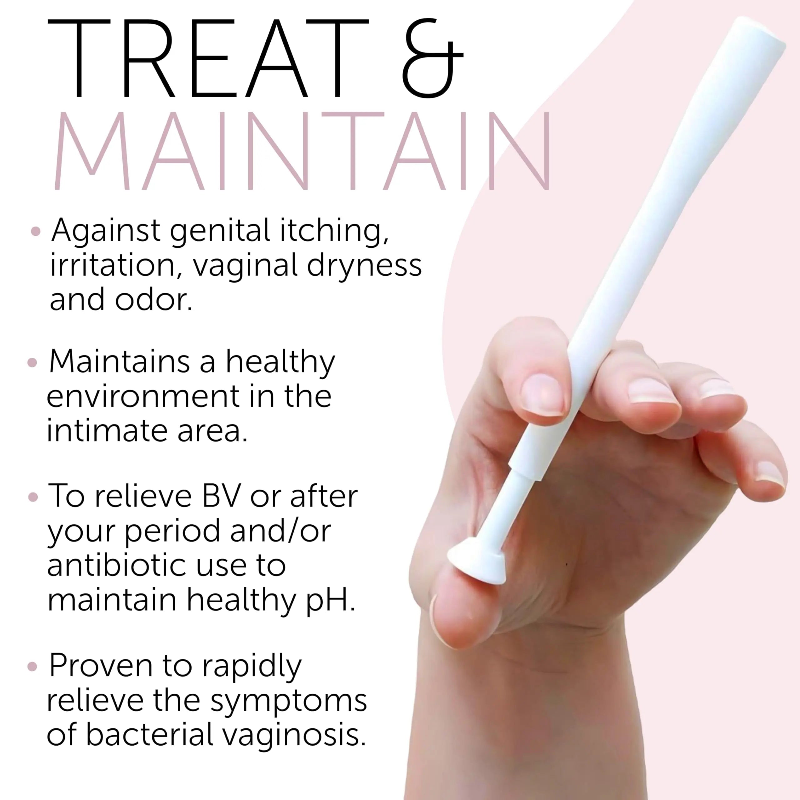 Bacterial Vaginosis Treatment | BV Treatment For Women | Boric Acid Suppositories For Women | Natural Homeopathic for Odor, Itching, Discharge, BV, and Vaginal Microbiota Imbalance | 12 Suppositories Terramed Just Think Comfort Au supplements