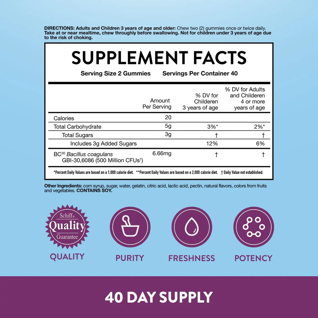 Vitafusion Fiber Well Sugar Free Fiber Supplement & Digestive Advantage Probiotic Vitafusion Au supplements