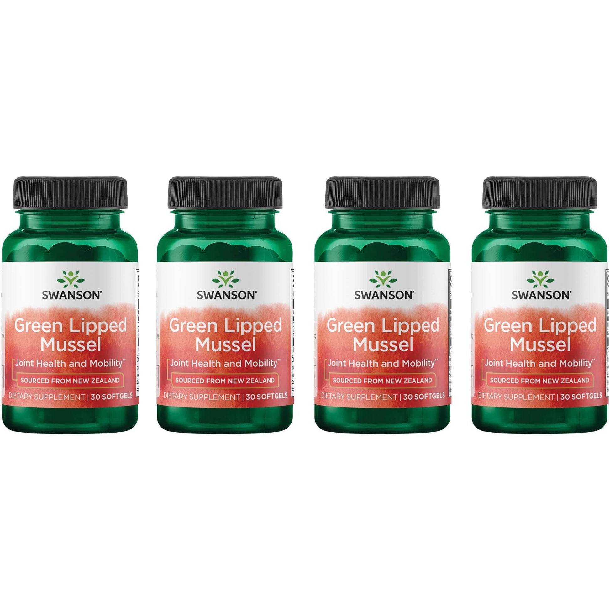 Swanson New Zealand Green Lipped Mussel Oil 30 Sgels (4 Pack) Swanson Au supplements