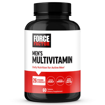 Force Factor Men’s Multivitamins, Multivitamin for Men Plus Amino Acids Supplement with 27 Vitamins and Minerals, and Phytonutrients to Support Energy, and Immunity, 60 Tablets Force Factor Au supplements