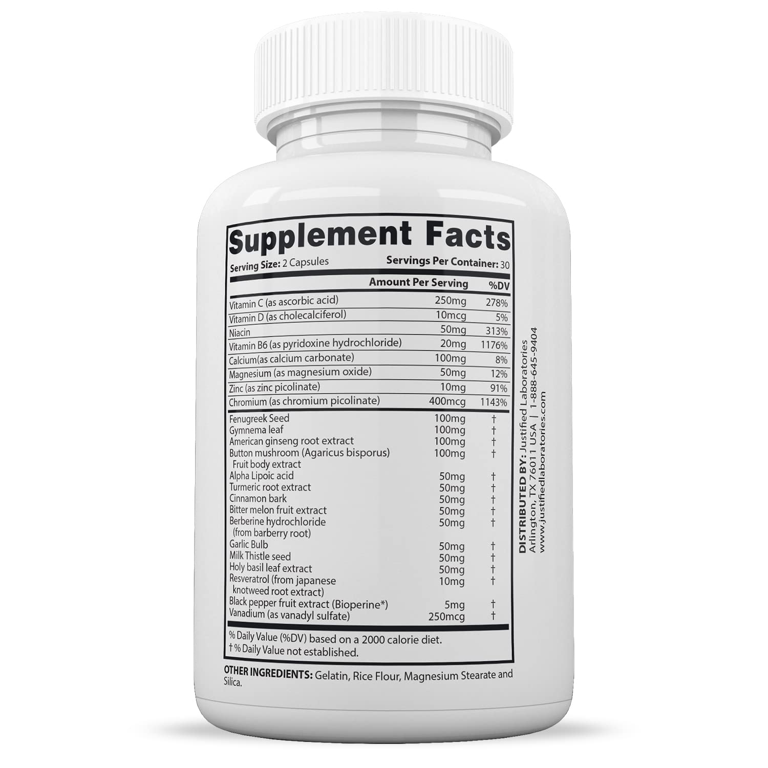 Justified Laboratories (3 Pack) Blood Balance Max 1295MG Supplement Pills 180 Capsules Justified Laboratories Au supplements