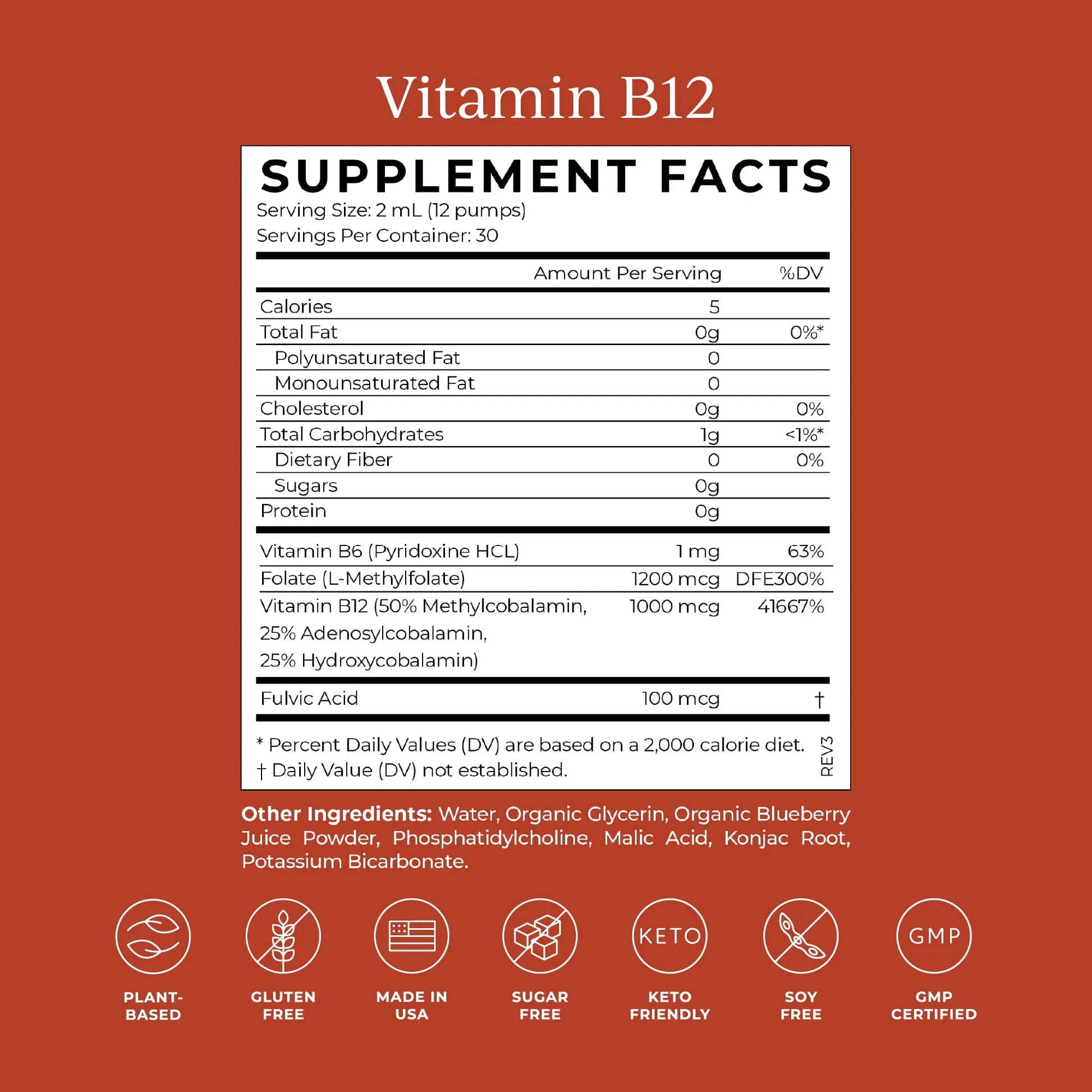 CYMBIOTIKA Liposomal Vitamin B12 Liquid Supplement, 1250 mcg, Supports Energy, Cell Production, Helps Strengthen Hair, Skin & Nails, Non-GMO, Gluten Free CYMBIOTIKA Au supplements