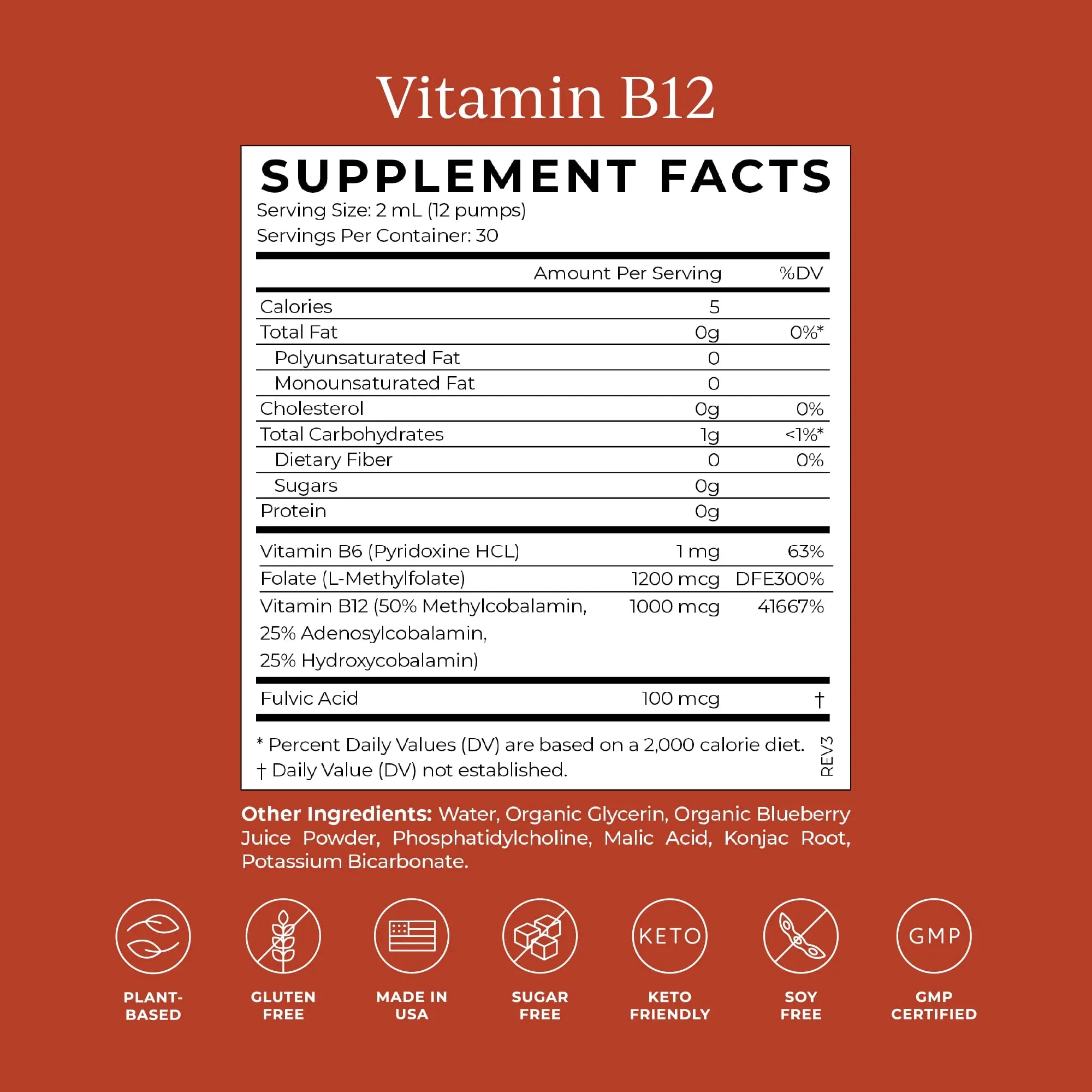 CYMBIOTIKA Liposomal Vitamin B12 Liquid Supplement, 1250 mcg, Supports Energy, Cell Production, Helps Strengthen Hair, Skin & Nails, Non-GMO, Gluten Free CYMBIOTIKA Au supplements