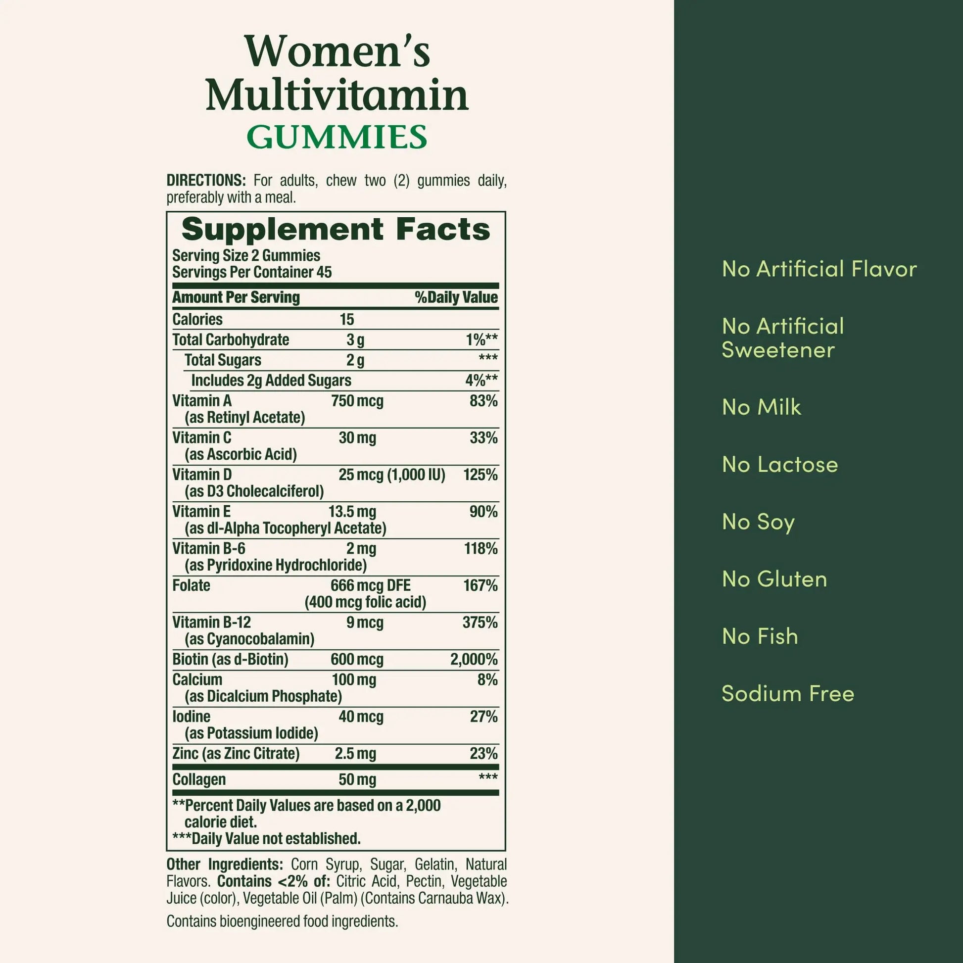 Nature's Bounty Women Multivitamin Gummies, Vitamin Supplements for Adults, General Health, Supports Immune and Bone Health, Nature's Bounty Au supplements
