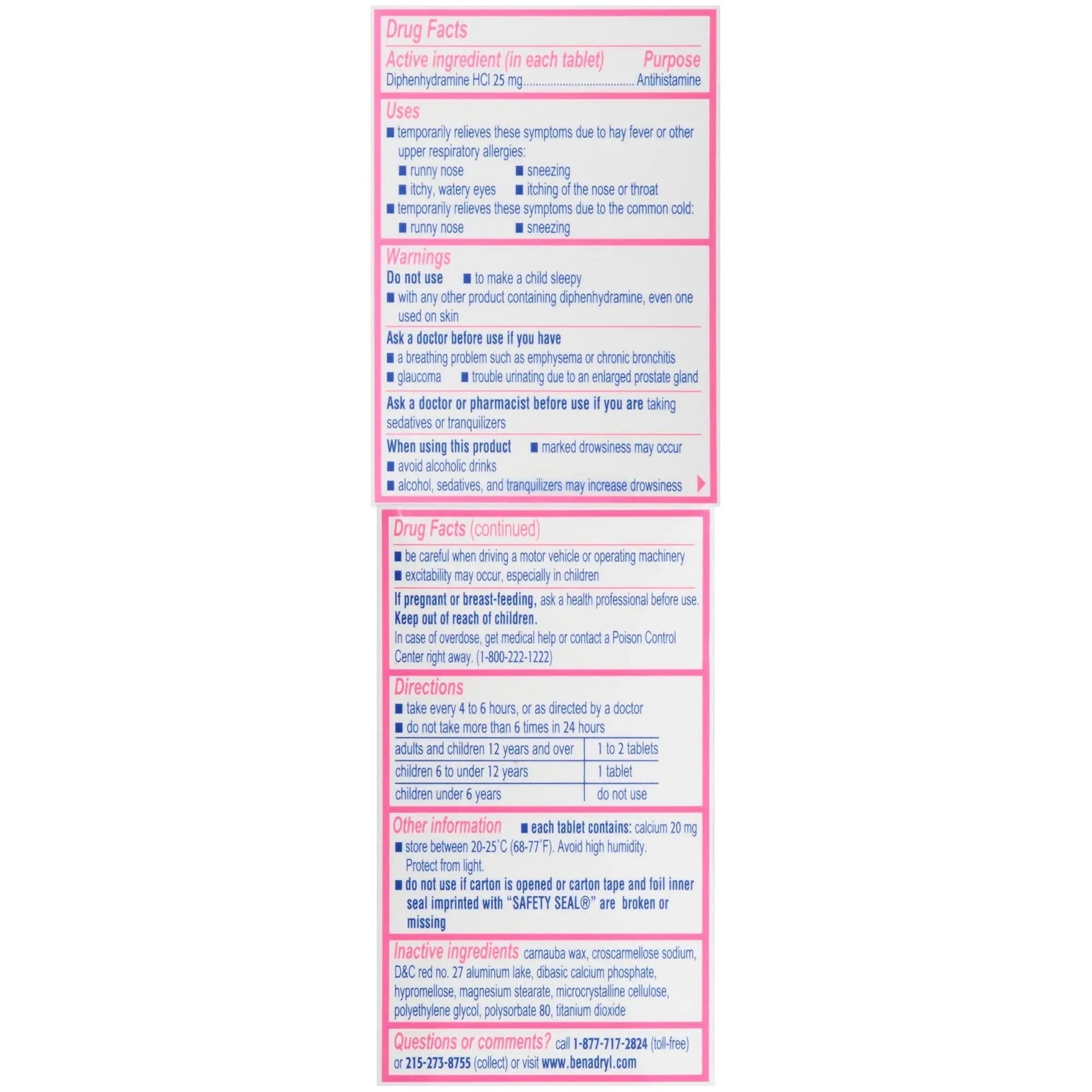 Benadryl Ultratabs Antihistamine Allergy Relief Tablets with 25 mg Diphenhydramine HCl, 100 ct and Tylenol Extra Strength Pain Reliever Rapid Release Gels with 500 mg Acetaminophen, 100 ct Tylenol Au supplements