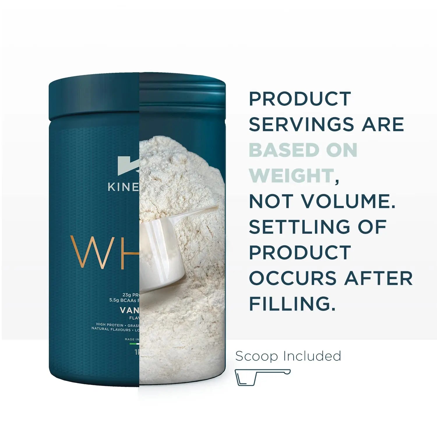 Kinetica Banana Whey Protein Powder | 2.27kg | 23g Protein per Serving | 76 Servings Kinetica Au supplements