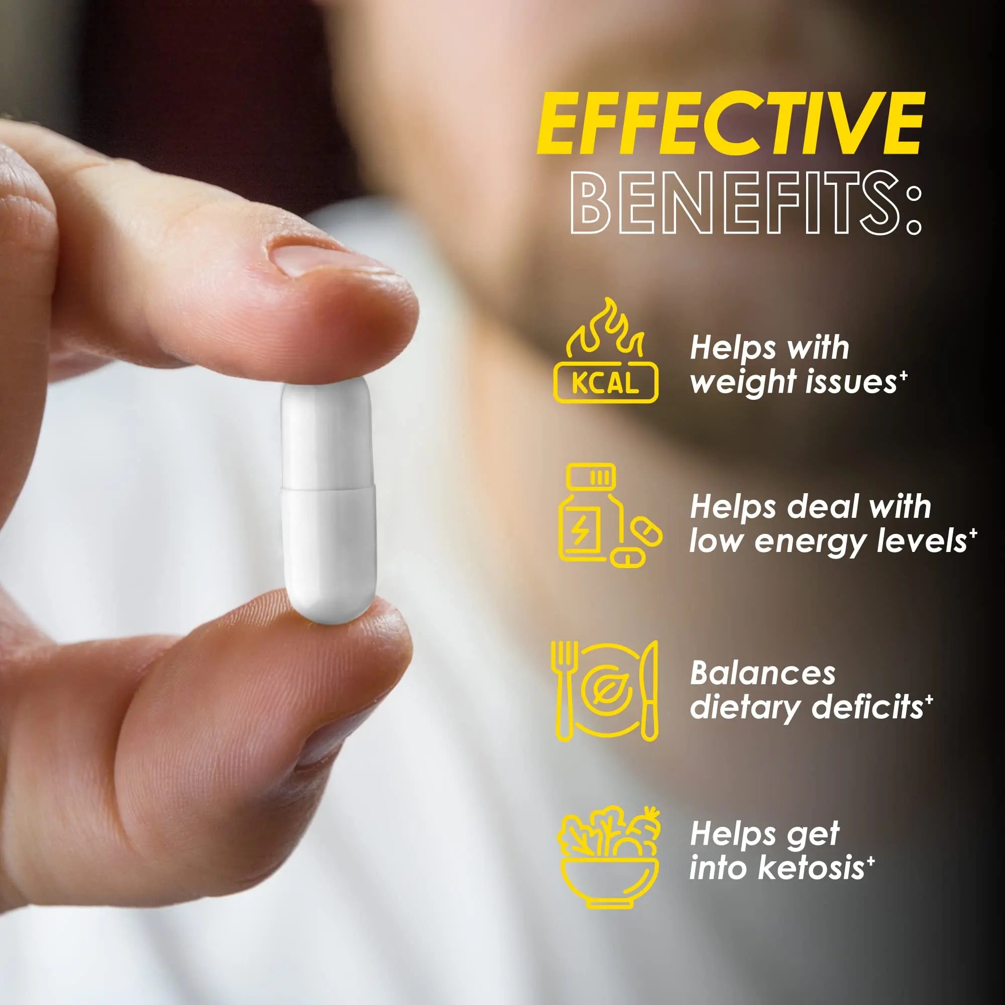 Keto Pills - 60 Ketogenic Diet Support Capsules - Keto Weight Management - Increase Detoxis Au supplements