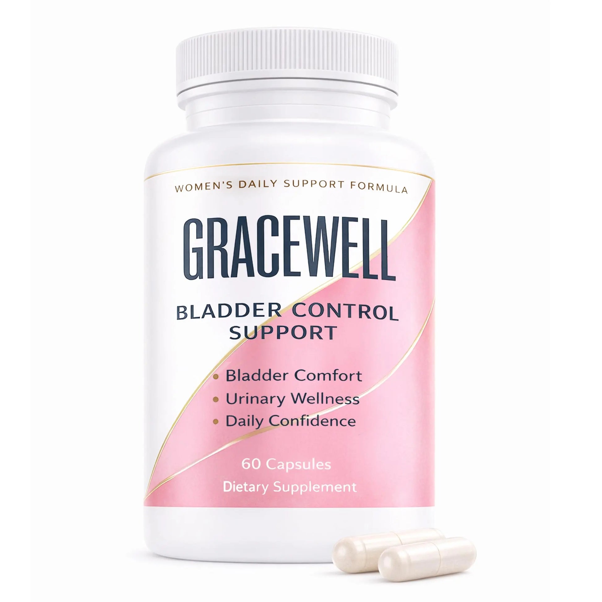 DXWXH Gracewell Bladder Wellness Supplement for Women & Men, Herbal Support with Asian Ginseng, Chinese Yam, Chinese Peony, Urinary Tract Health Formula, 60 Capsules (1) DXWXH Au supplements
