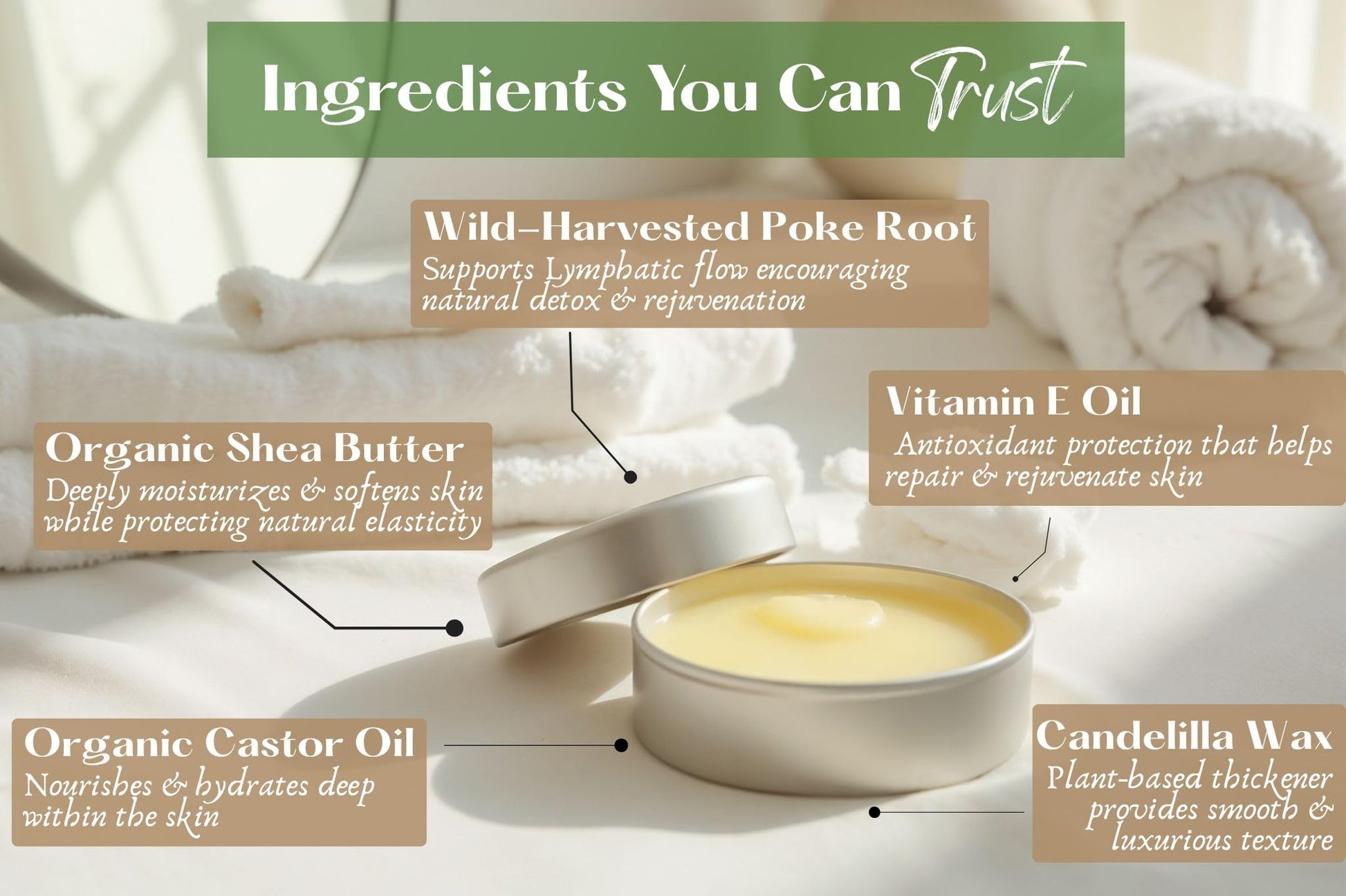 Organic Poke Root & Castor Oil Salve | Vegan Lymphatic Support | Enriched with Essential Oils | Cysts, Boils, Fibroids, Swollen Lymph Nodes, Breast & Joint (1oz, Frankincense) Living Farms Au supplements