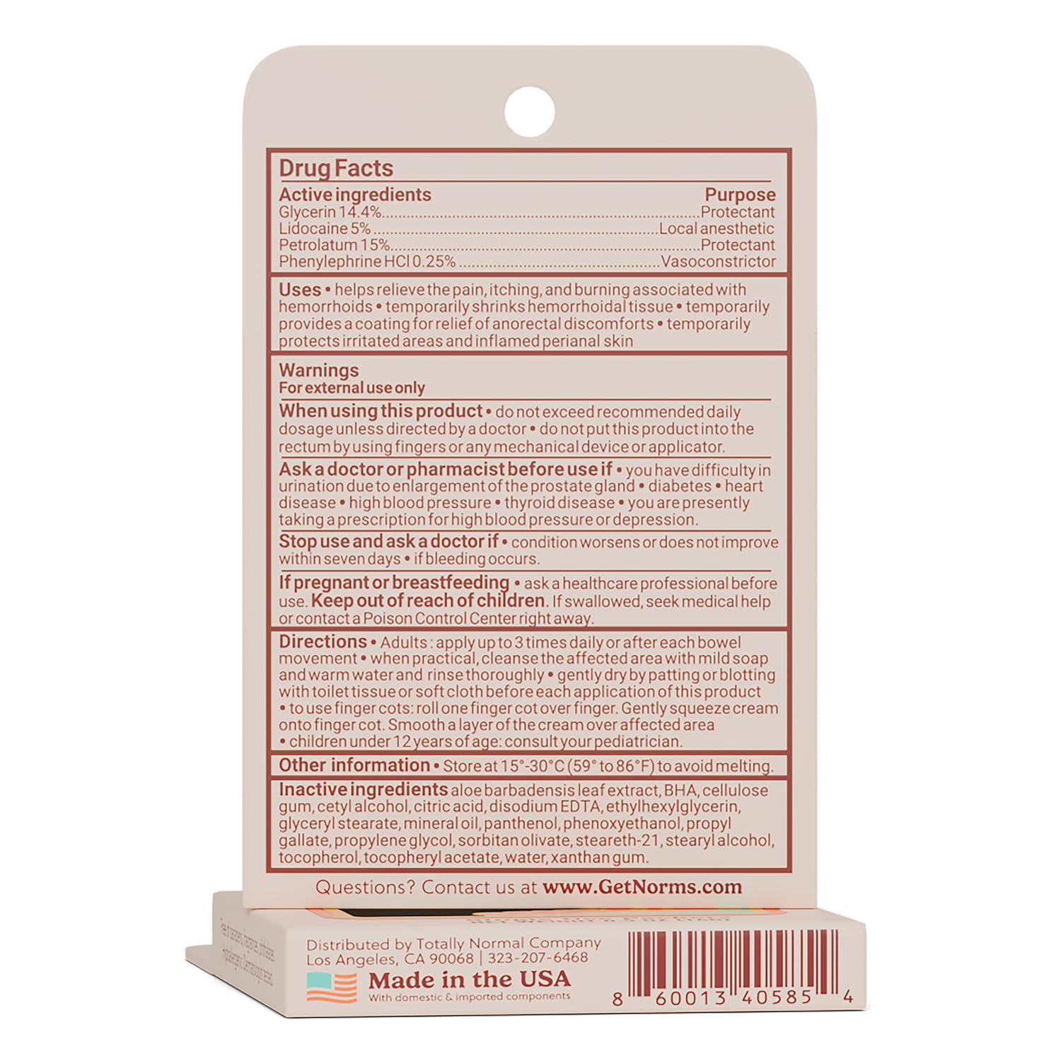 Norms Squeezies Lidocaine Hemorrhoid Cream, Discreet Single Use Travel Packets, 5% Lidocaine, Phenylephrine, Aloe and Glycerin – Numbing, Soothing & Swelling Relief On the Go, 5 Count Norms Au supplements