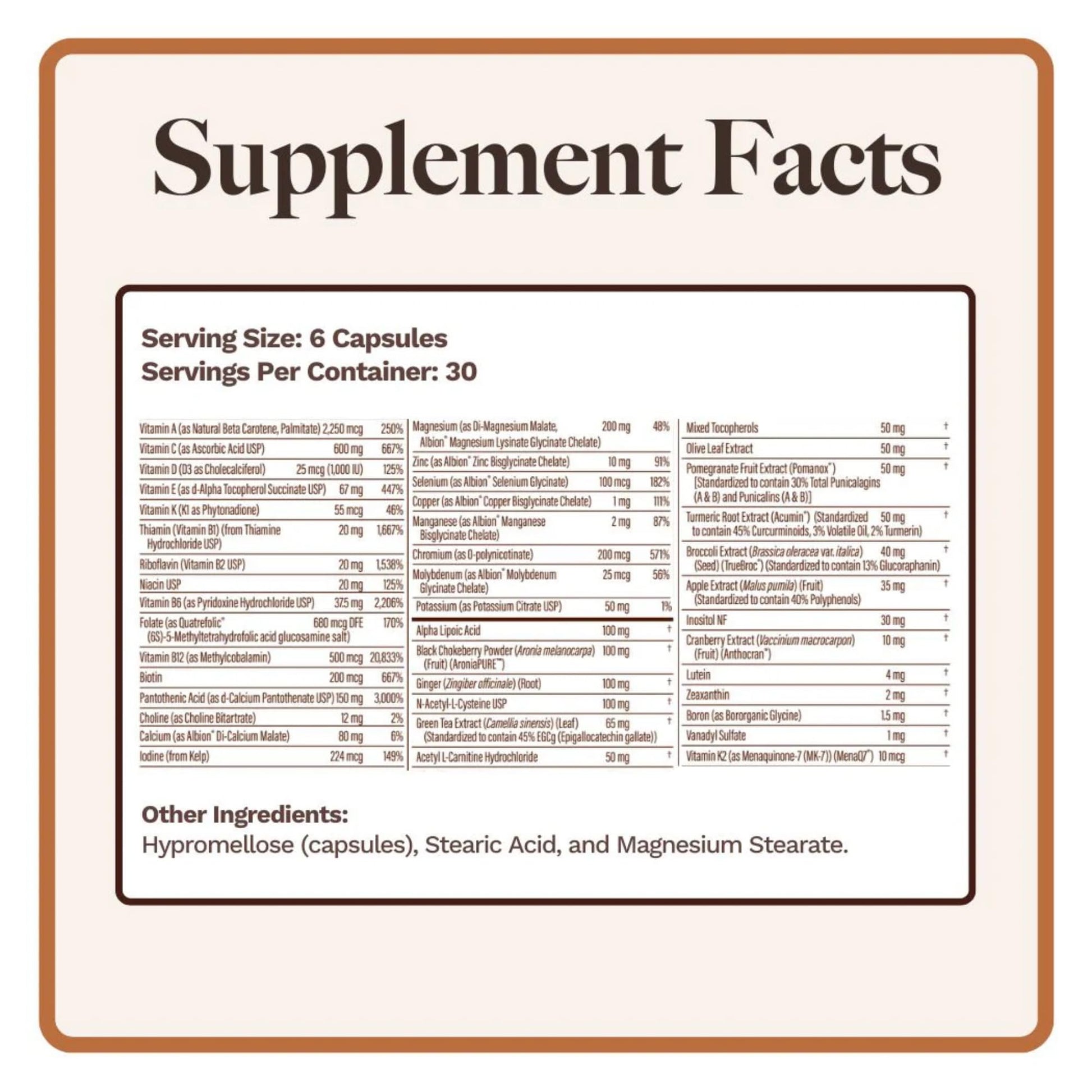 Utzy Naturals Essentially-U Multi-Nutrient | Whole Food Antioxidants + Chelated Minerals for Everyday Health | 180 Capsules Utzy Naturals Au supplements