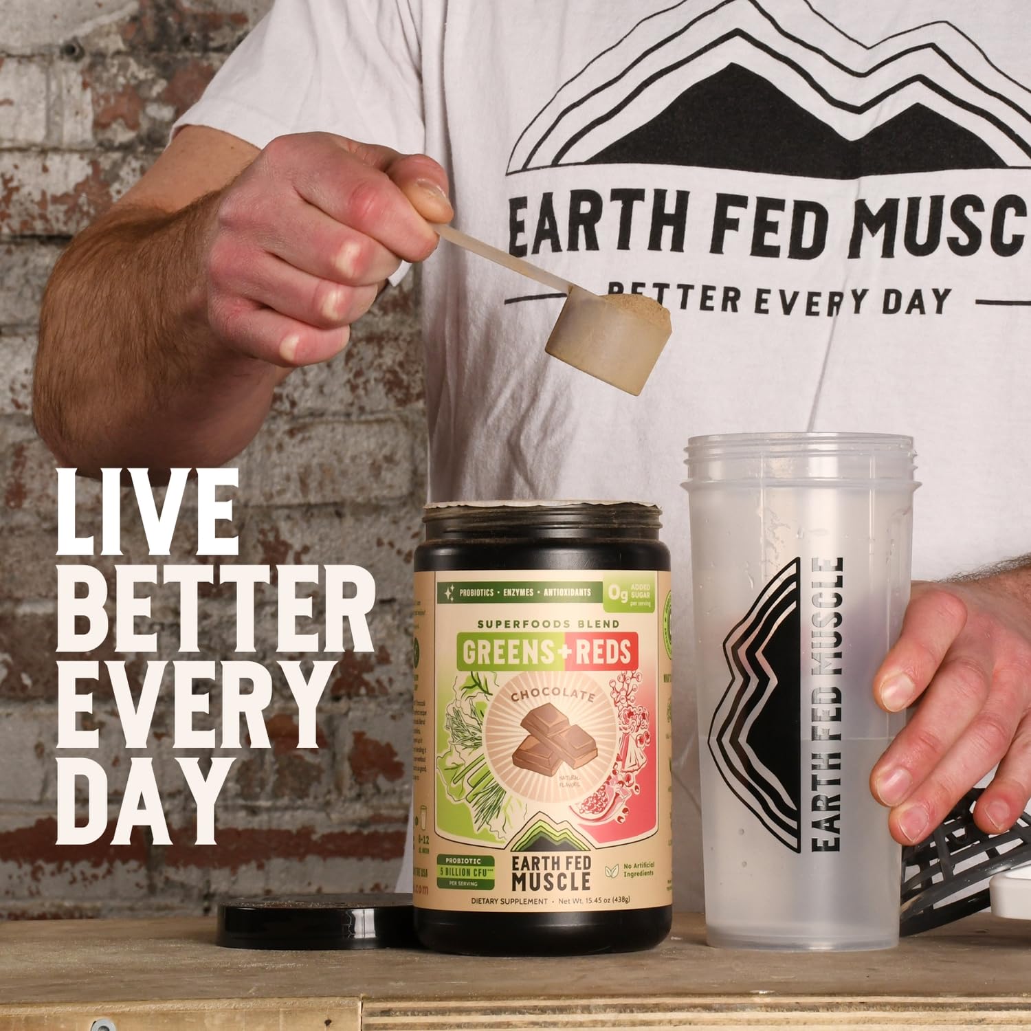 Earth Fed Muscle Chocolate Greens & Reds Superfood Blend Earth Fed Muscle Au supplements