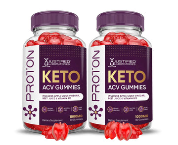 (2 Pack) Proton Protein Keto ACV Gummies Advanced Formula 1000MG Proton Keto Justified Laboratories Au supplements