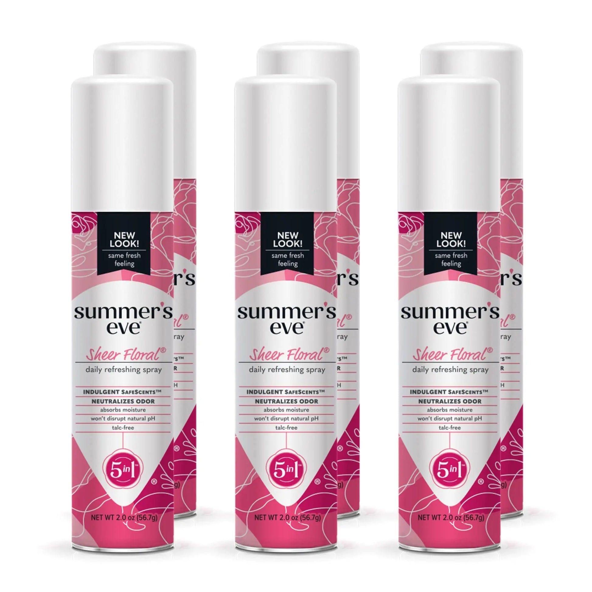Summer's Eve Freshening Spray | Sheer Floral| 2 oz Size | Pack of 6 | pH Balanced, Dermatologist Summer's Eve Au supplements