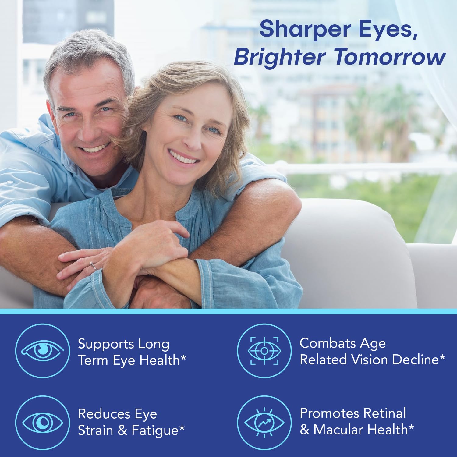 VisiUltra Eye Health Supplement – 14 Essential nutrients for Clear Vision, Blue Light Protection, and Long-Term Eye Health. Supports Clarity and Eye Wellness. 60 Capsules. (1 Pack) VisiUltra Au supplements