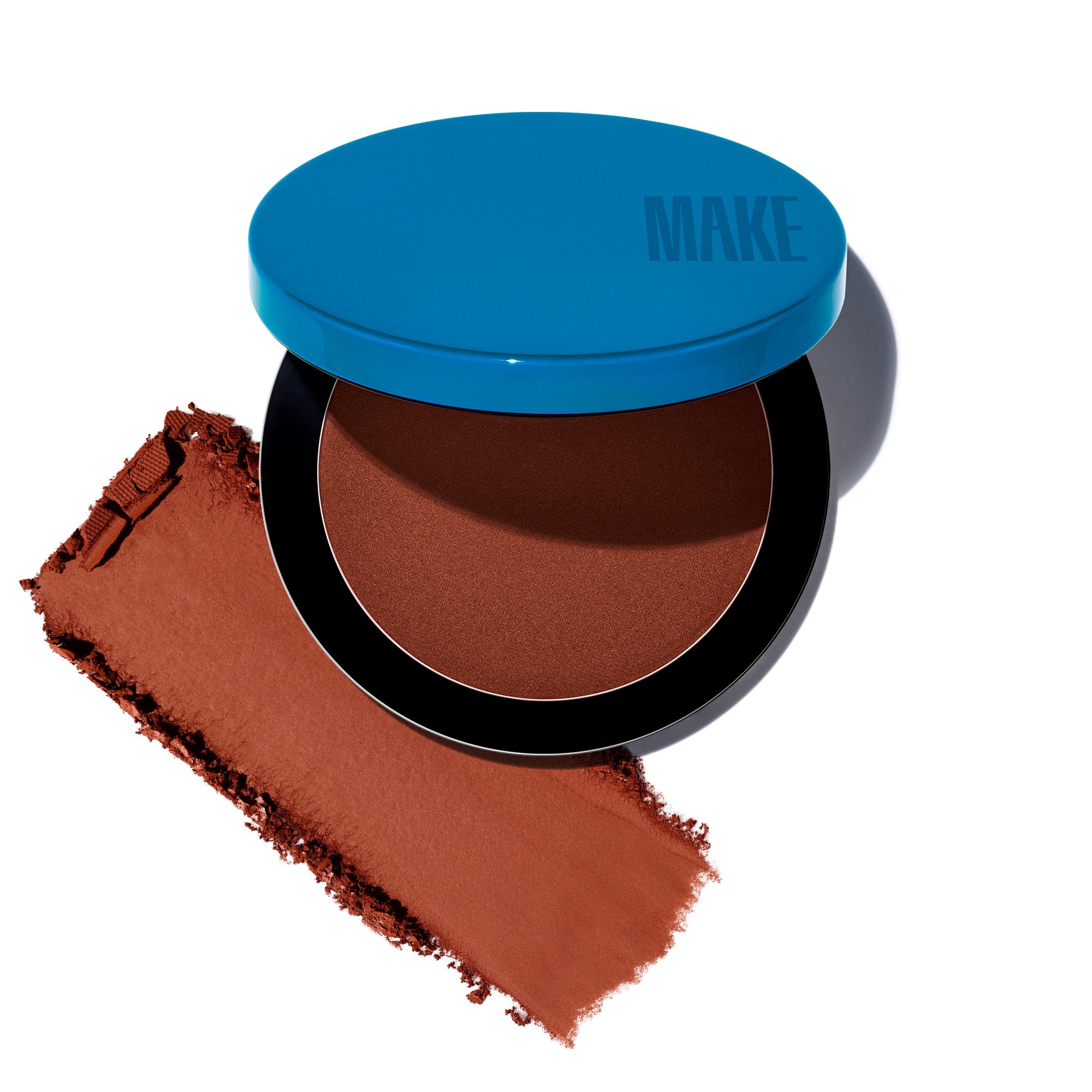 MAKE Beauty Skin Mimetic Microsuede Bronzer Powder - Matte Bronzing Powder Contour, Buildable Formula, Non Comedogenic, Long Lasting Color. Shade - Equinox for Medium to Deep Skin MAKE Au supplements