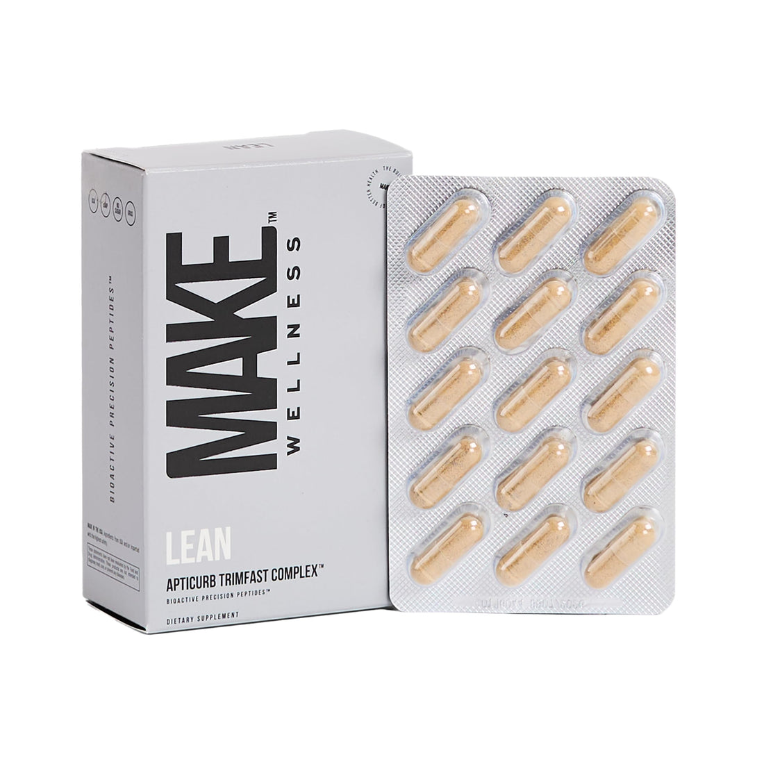 Make Wellness Lean Peptide Supplement | Supports Overall Wellness, Normal Muscle Health & Active Lifestyles | Bioactive Peptide Blend | Clean, Non-GMO Formula | 30 Servings for Daily Nutrition Make Wellness Au supplements