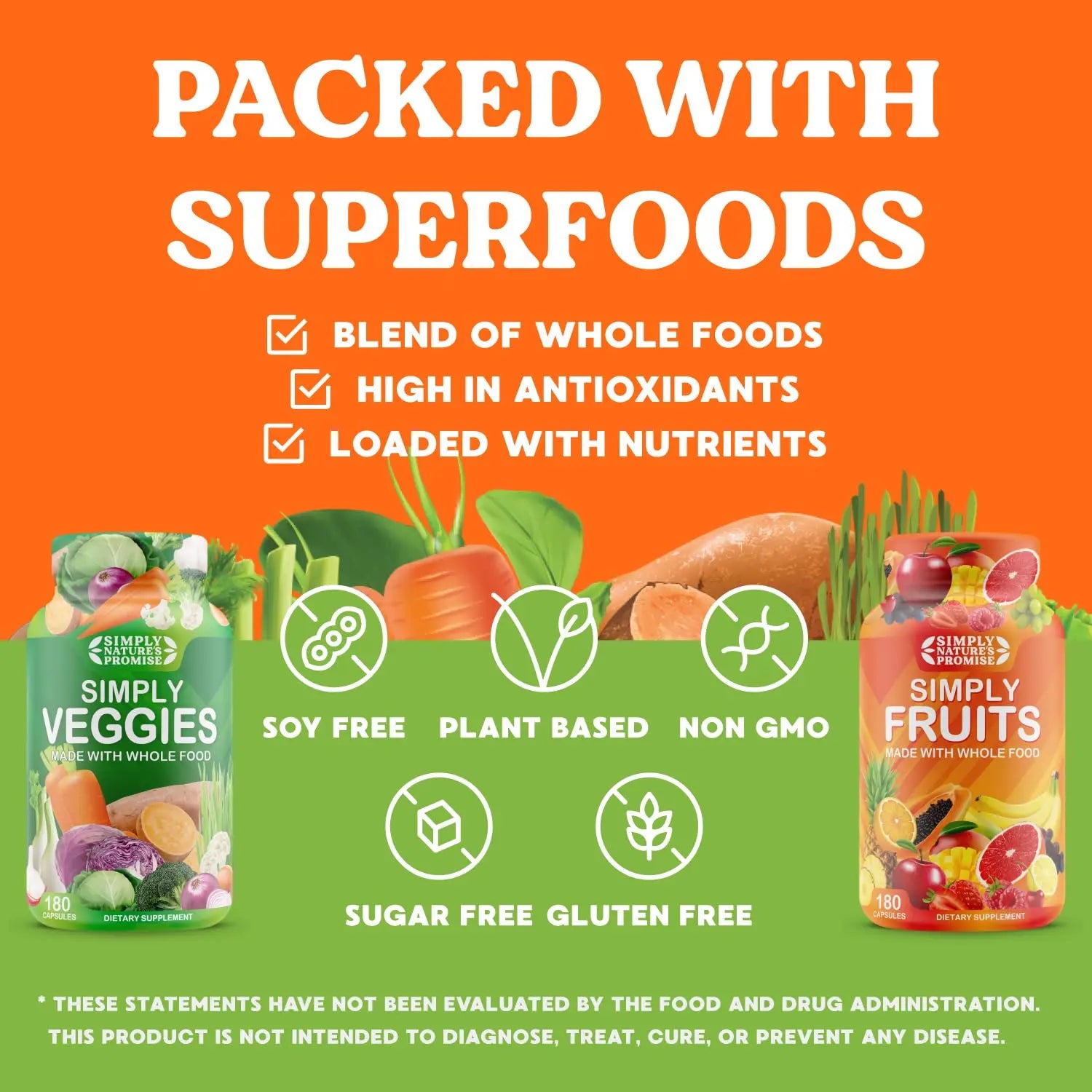 Simply Nature's Promise - Packed with Over 40 Different Fruits & Vegetables Simply Nature's Promise Au supplements