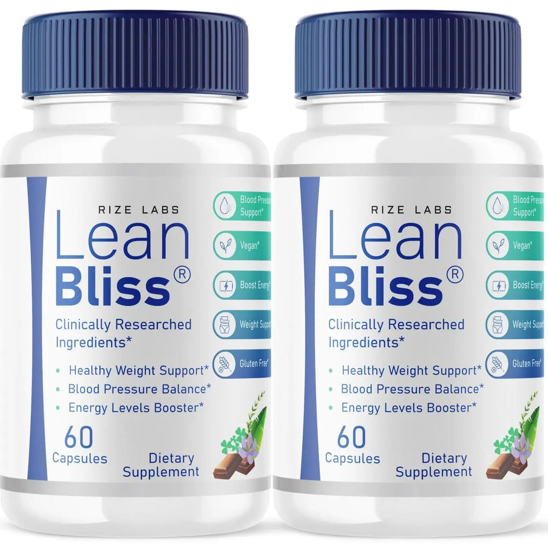 (2 Pack) Lean Bliss Weight Loss Pills, Lean Bliss Fat Burning Formula, LeanBliss Advanced rize labs Au supplements