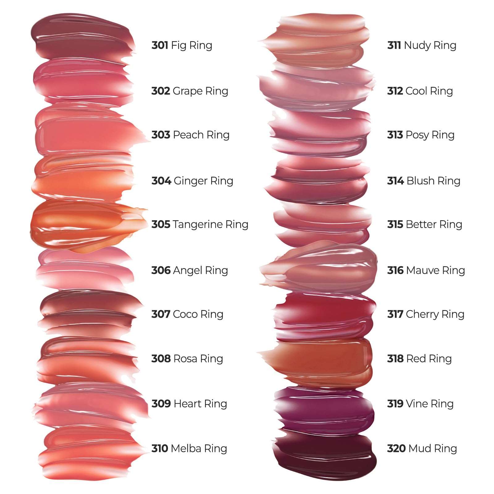 Laka Jelling Nude Gloss, Sheer Hydrating Lip Oil with No Stain, Non-Sticky, Nourishing Gloss for a Glowy Look, K-Beauty (#301 Figring, 1.9g/0.07oz) Laka Au supplements
