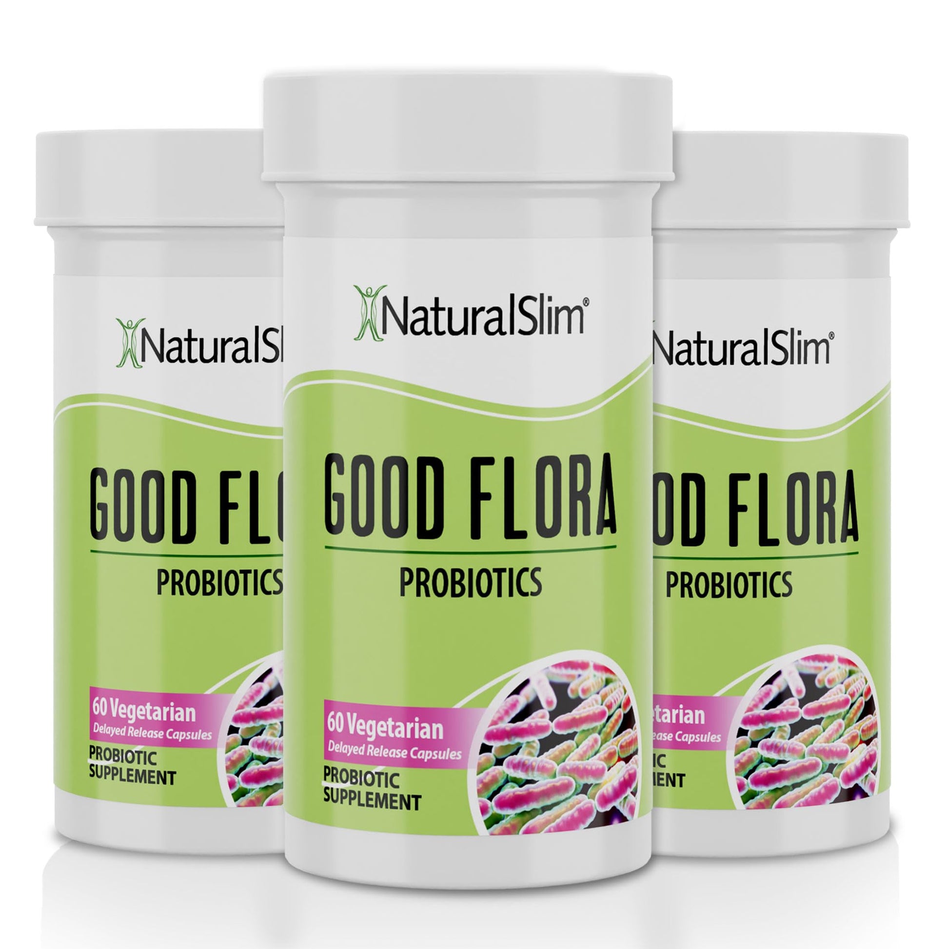 Probiotic Nutritional Supplements Gentle Formula Pro Biotics for Gut Health, Digestive Health, Immune Support, & De-Bloating for Women & Men, 7 Powerful Probiotic Strains, 60 Vegetarian Capsules 3 Pk NaturalSlim Au supplements