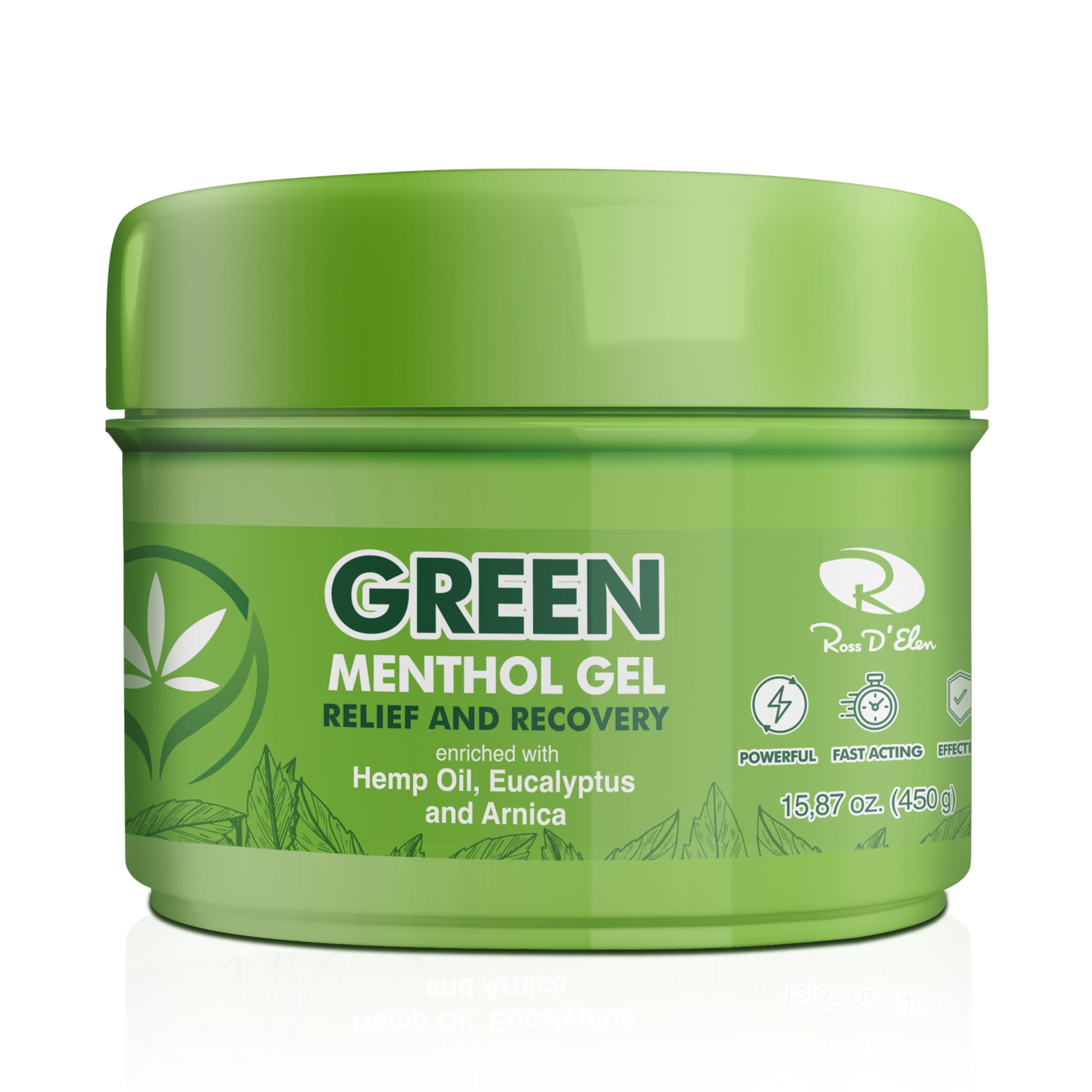 Ross D'Elen Green Menthol Gel - Large Size Single Pack ROSS D'ELEN Au supplements