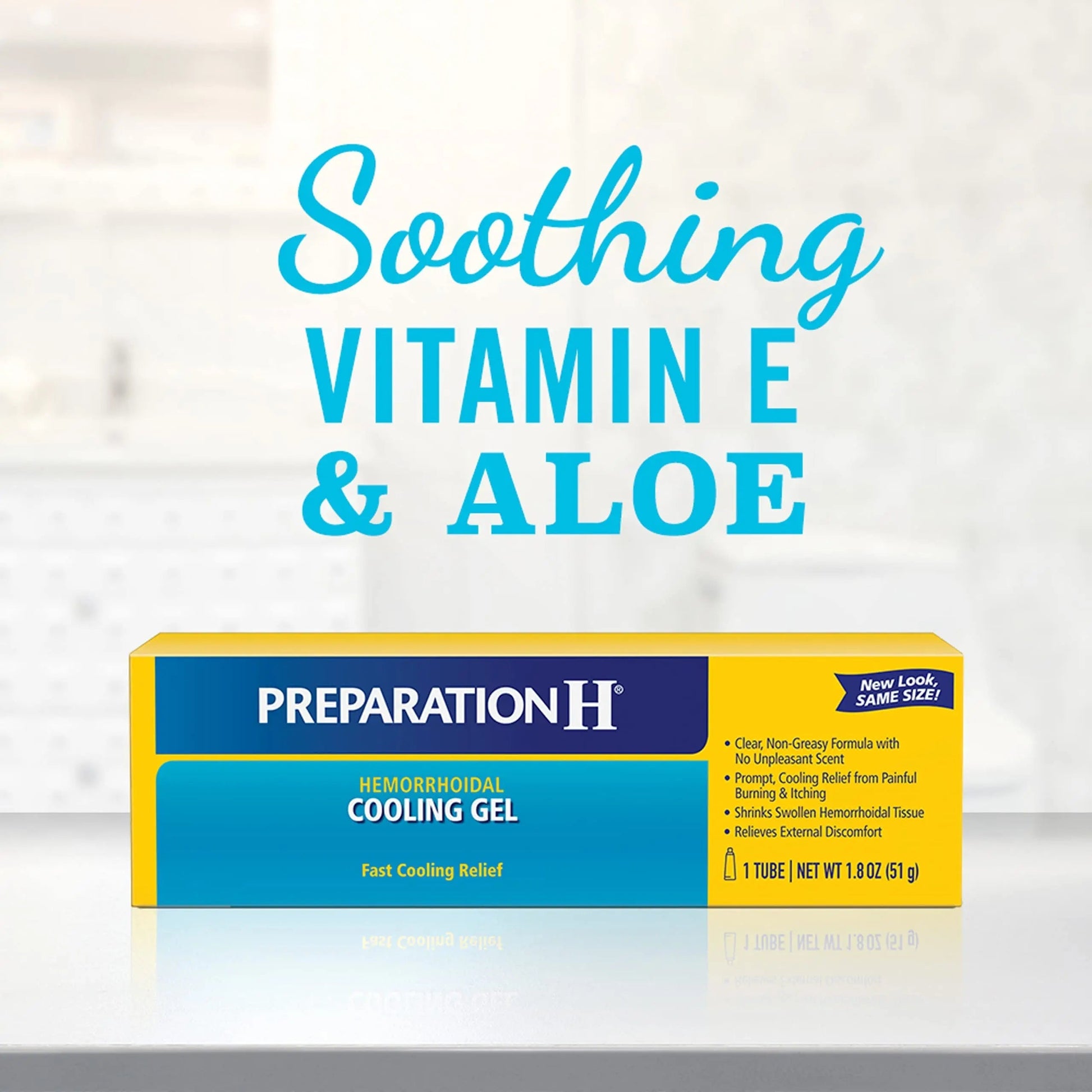 Preparation H Hemorrhoid Cooling Gel with Aloe for Fast Discomfort Relief - 0.9 Oz Tube Preparation H Au supplements